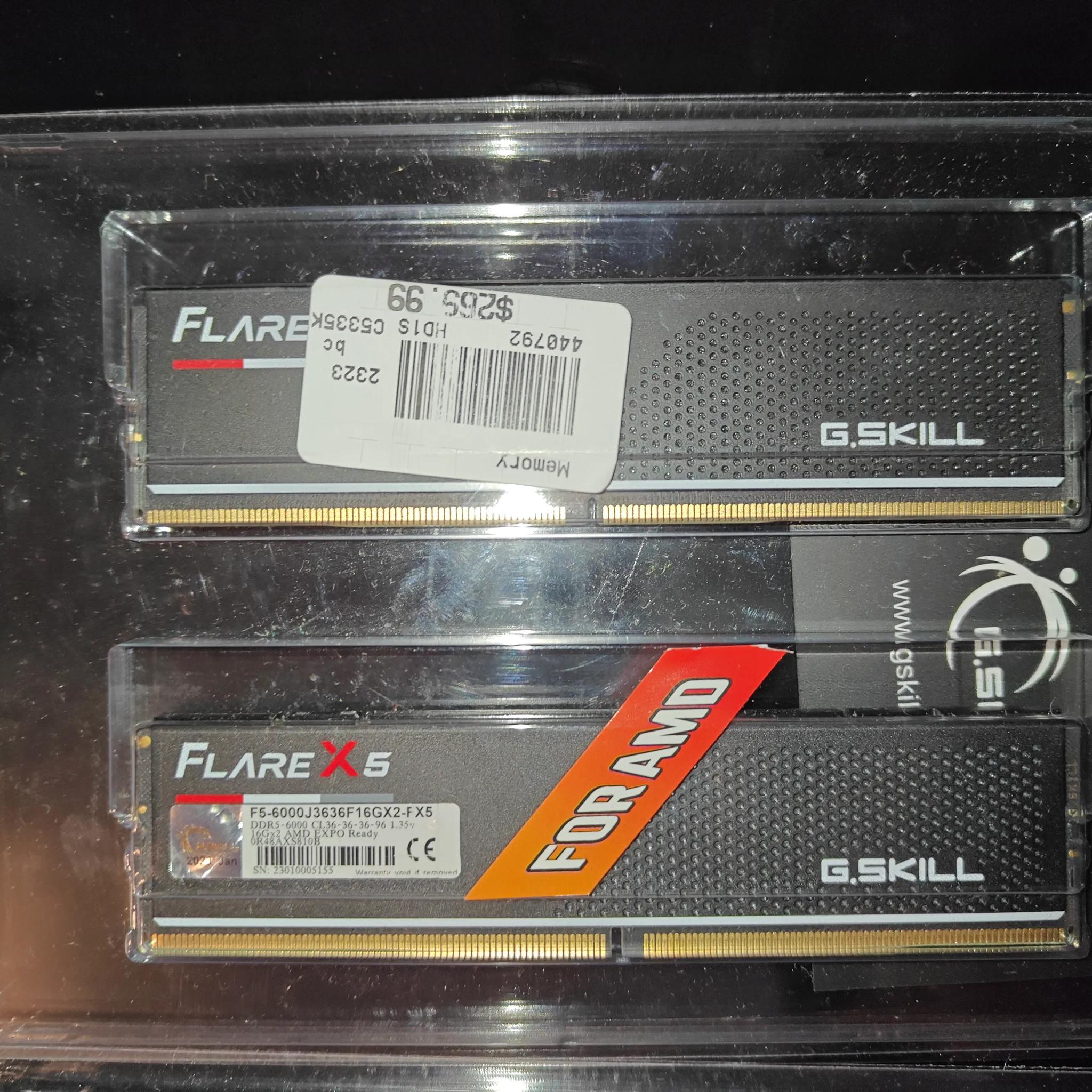 G.SKILL Flare X5 Series (AMD Expo) DDR5 RAM 32GB (2x16GB)