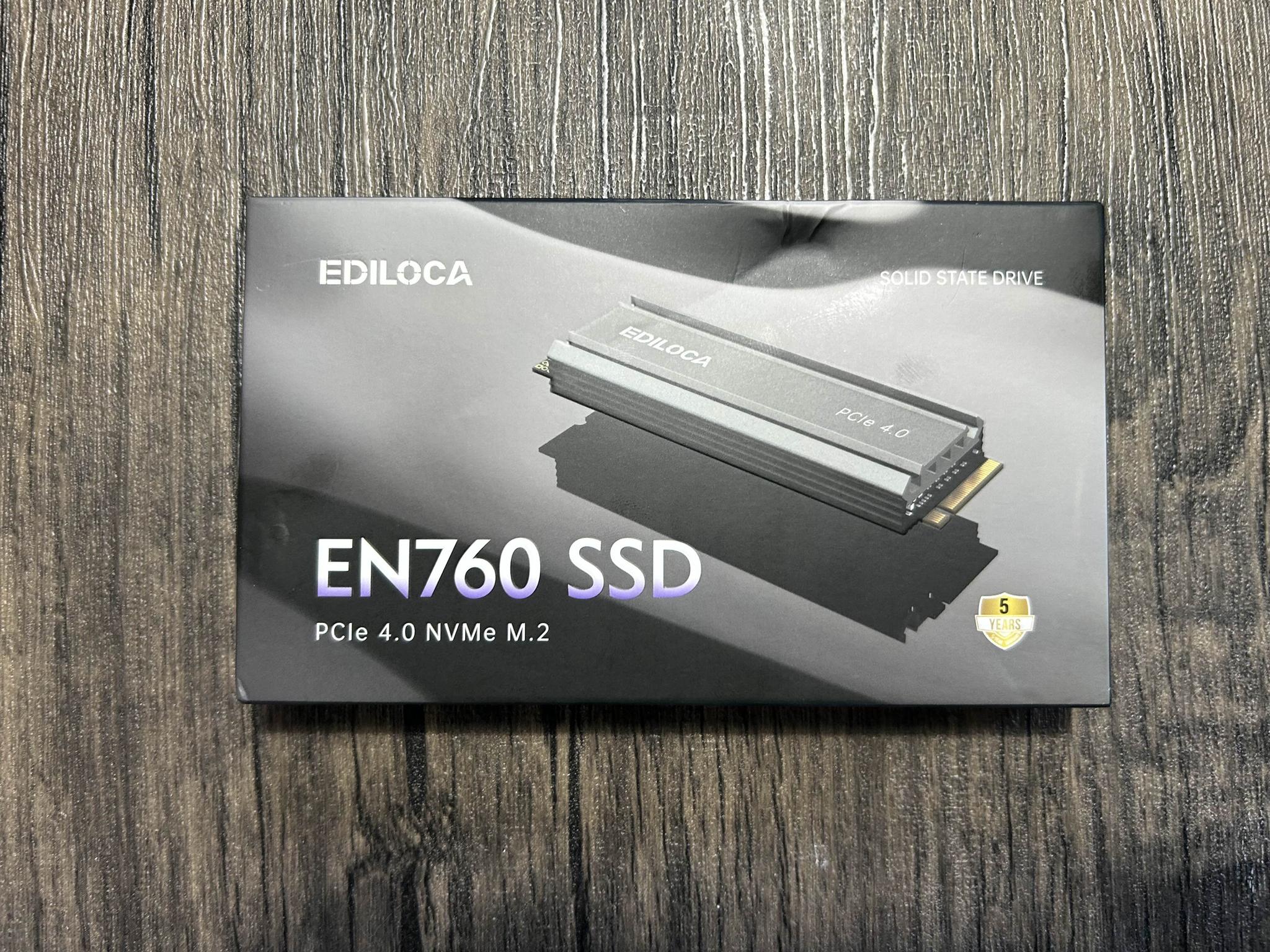 Ediloca EN760 2TB Gen 4x4 NVMe M.2 ssd (With heatsink)