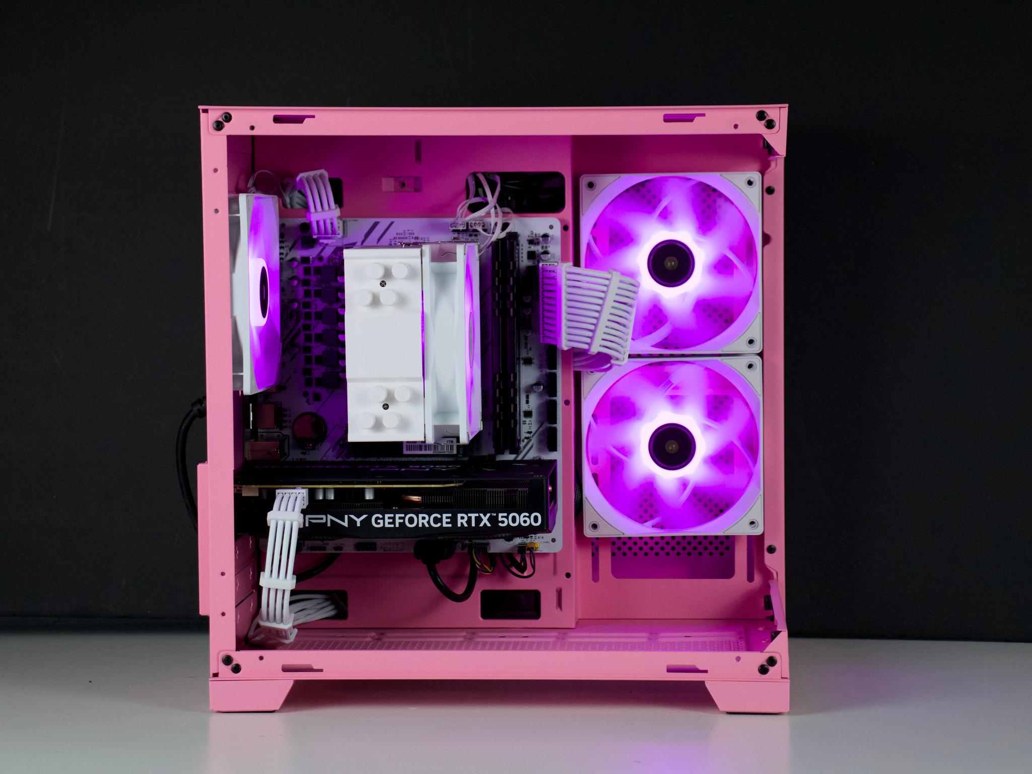 🩷🤍 - Pink Gaming PC - RTX 5060, Ryzen 5 5600X, 32GB DDR4, 1TB SSD - WiFi/BlueTooth🤍🩷