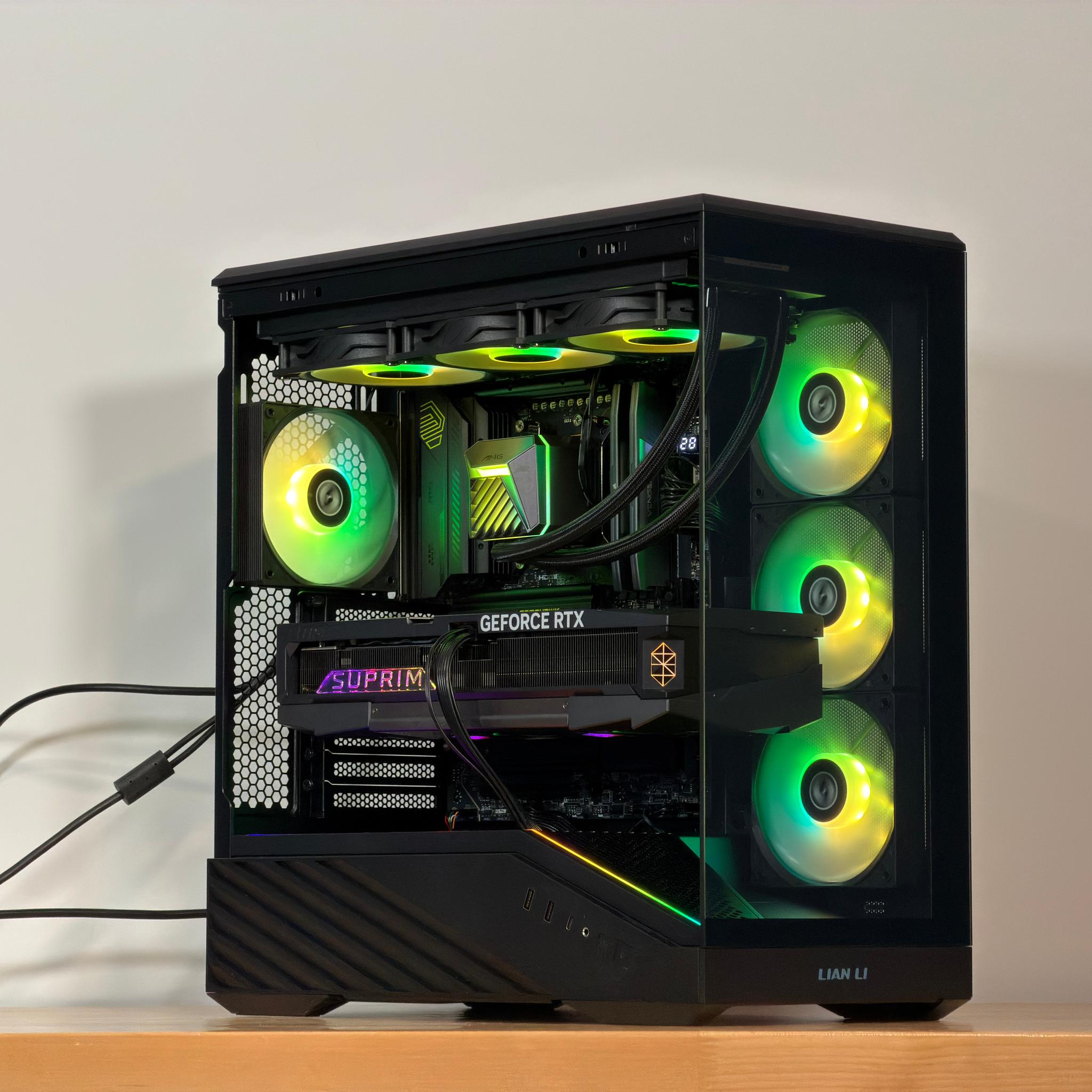RTX 5090 Suprim Ryzen 7 9800x3d Gaming PC