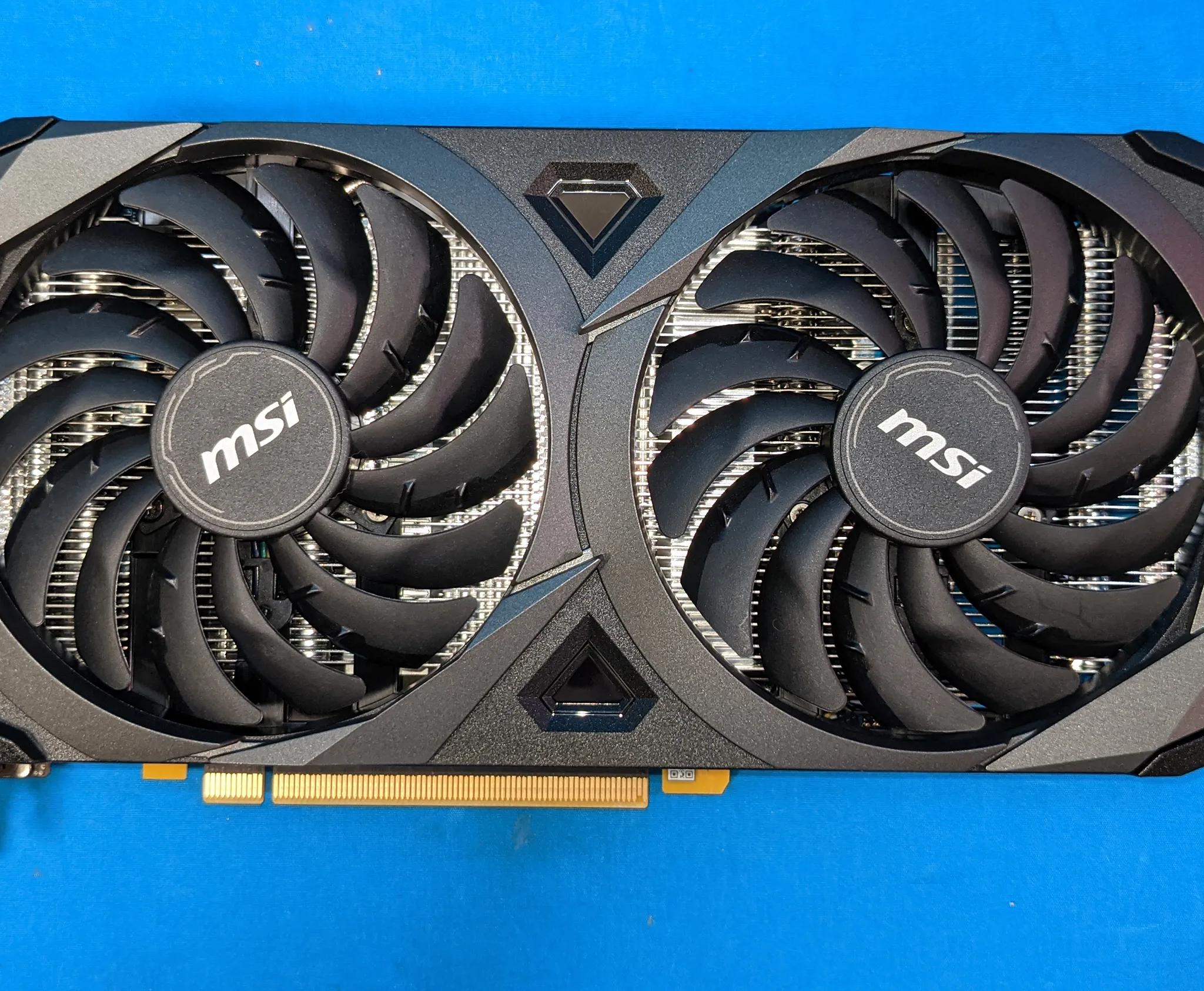 MSI NVIDIA GeForce RTX 3060 Ventus 2X 12G OC 12GB GDDR6 PCIe 4.0 x16 Desktop GPU MS-V397 VER: 1.0