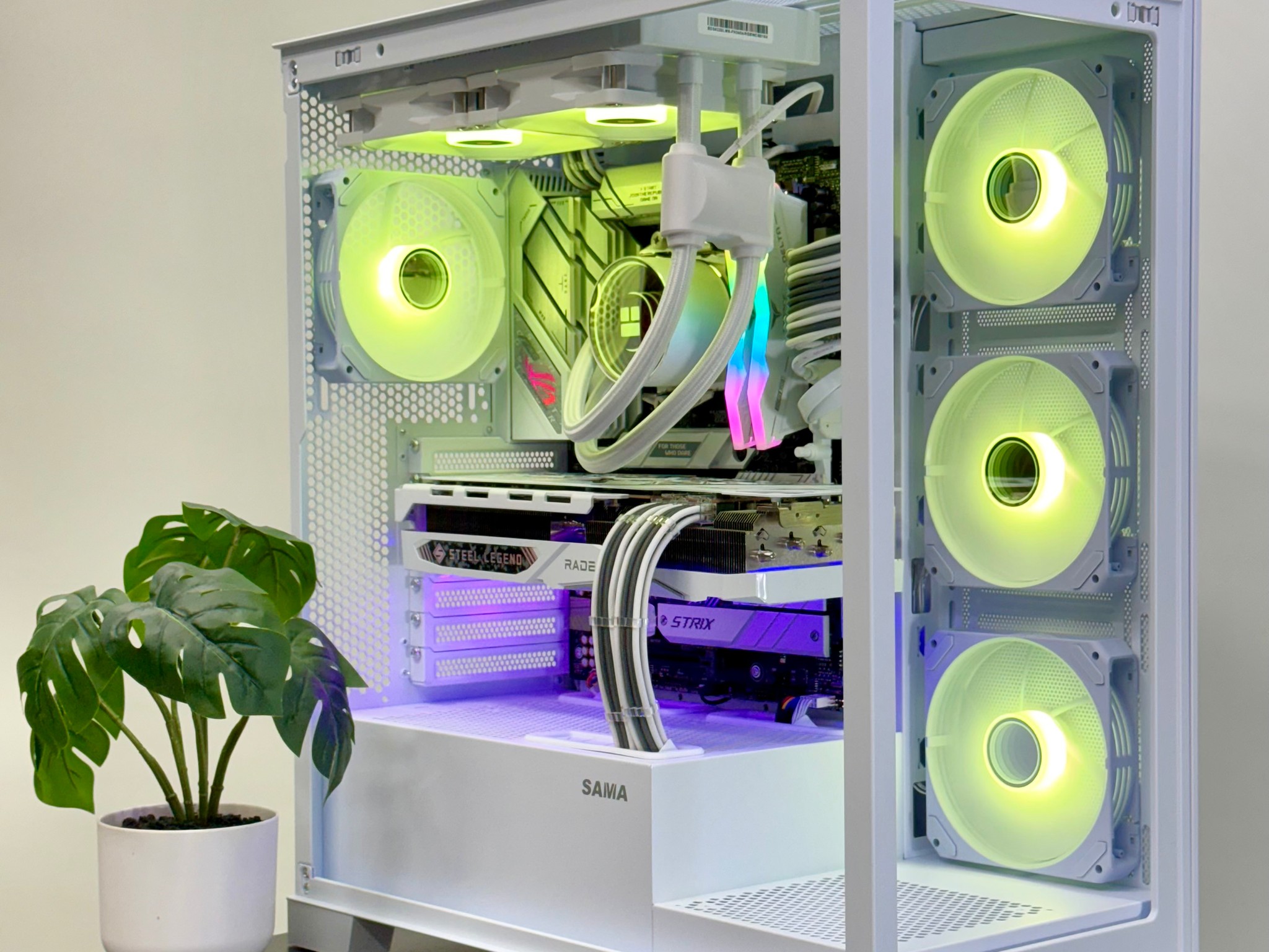 Almost Heaven 🪽 Radeon RX 7900 GRE ☀️ AMD Ryzen 7600X 🌙32GB RAM DDR5 ✨1TB m.2 📖 White Build