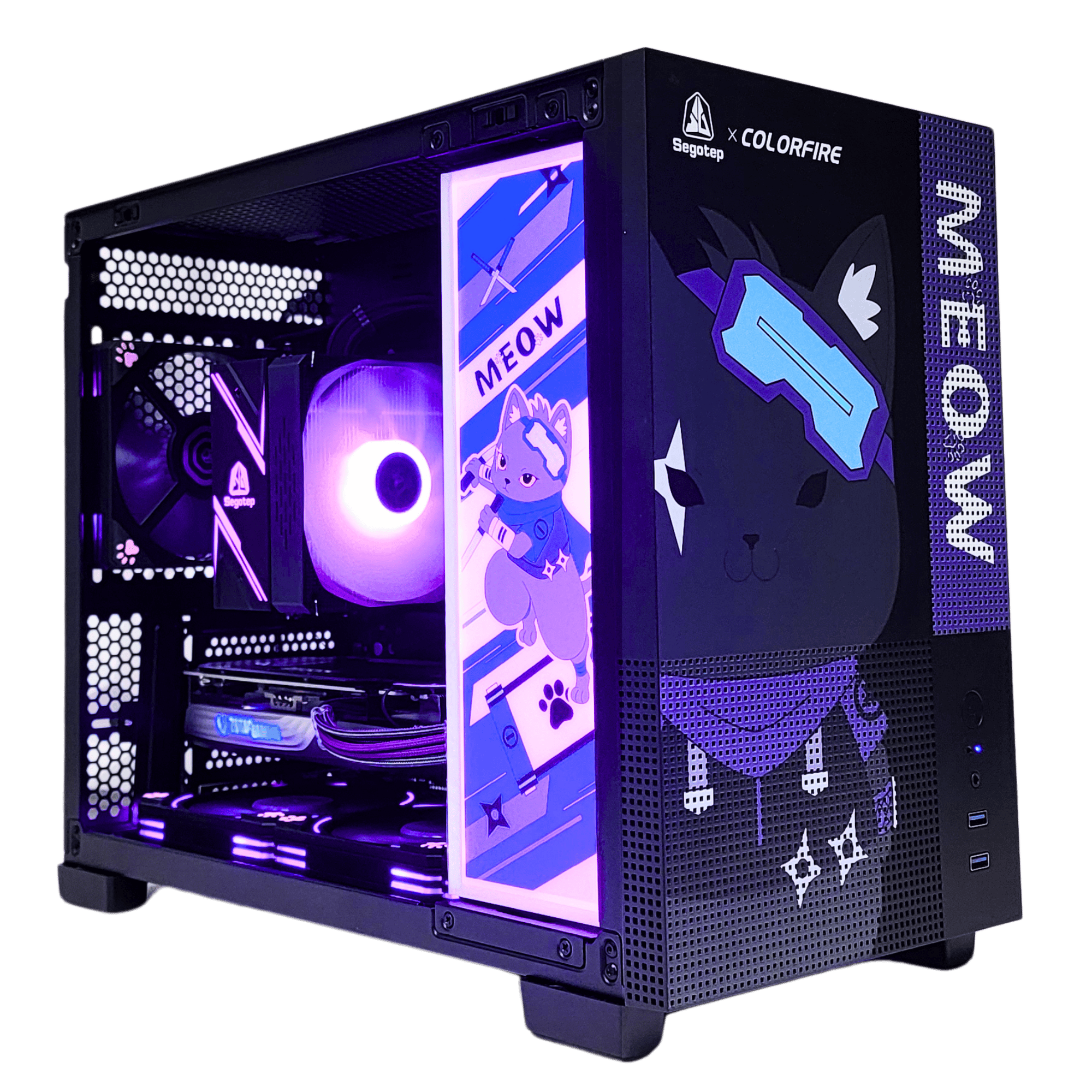 🥷🏾Nyan-Ja🥷🏾Gaming PC ⚔ RTX 4060 8GB 💜 i5-12400F ⚔ 16GB DDR4 💜 1T M.2 ⚔ Windows 11 Home