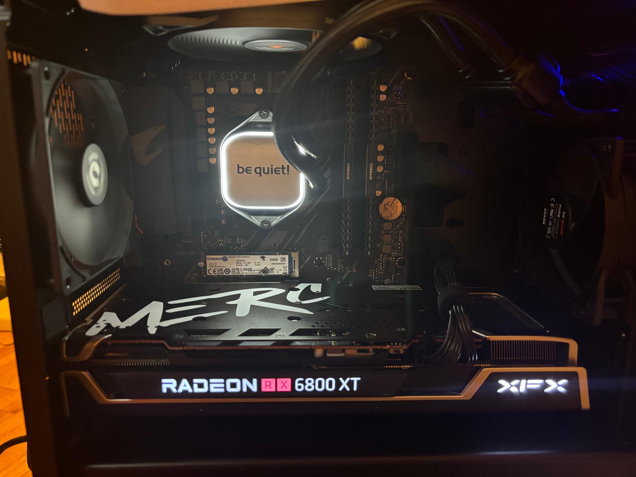 Micro Atx Ryzen 9 5950x, XFX RX 6800xt 16gb