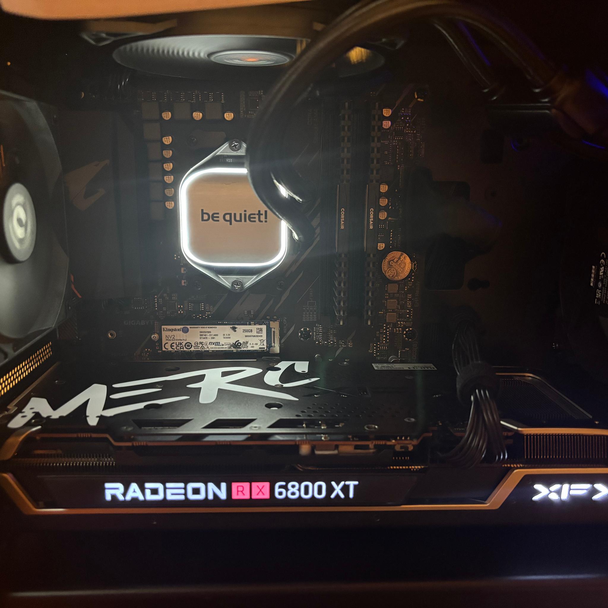 Micro Atx Ryzen 9 5950x, XFX RX 6800xt 16gb