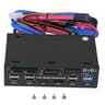 5.25inch Media Dashboard Multi Function USB 3.0 Hub TF M2 SD MS Card Reader Desktop Front I/O