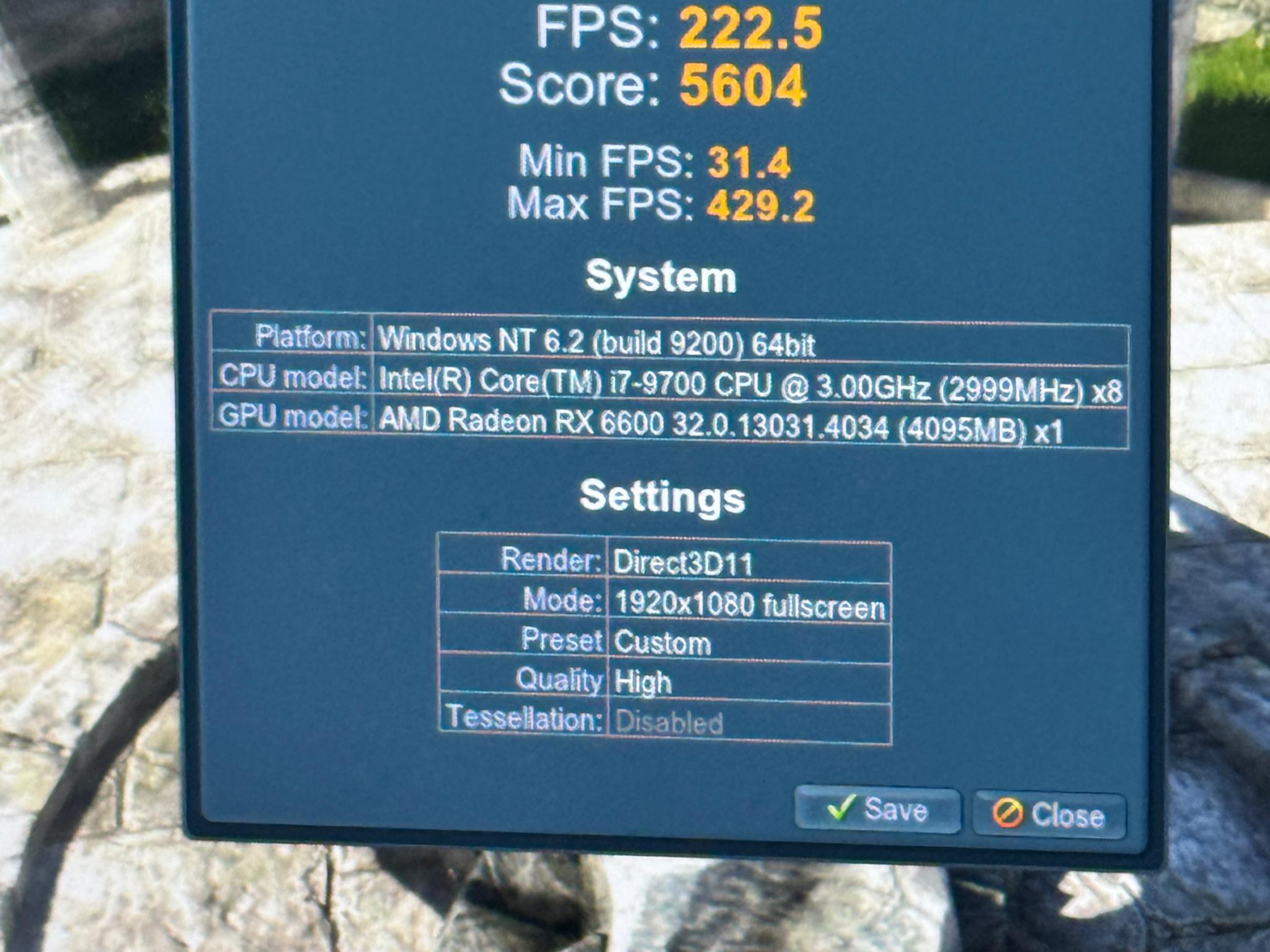 i7 9700 32 GB RX 6600 Gaming System