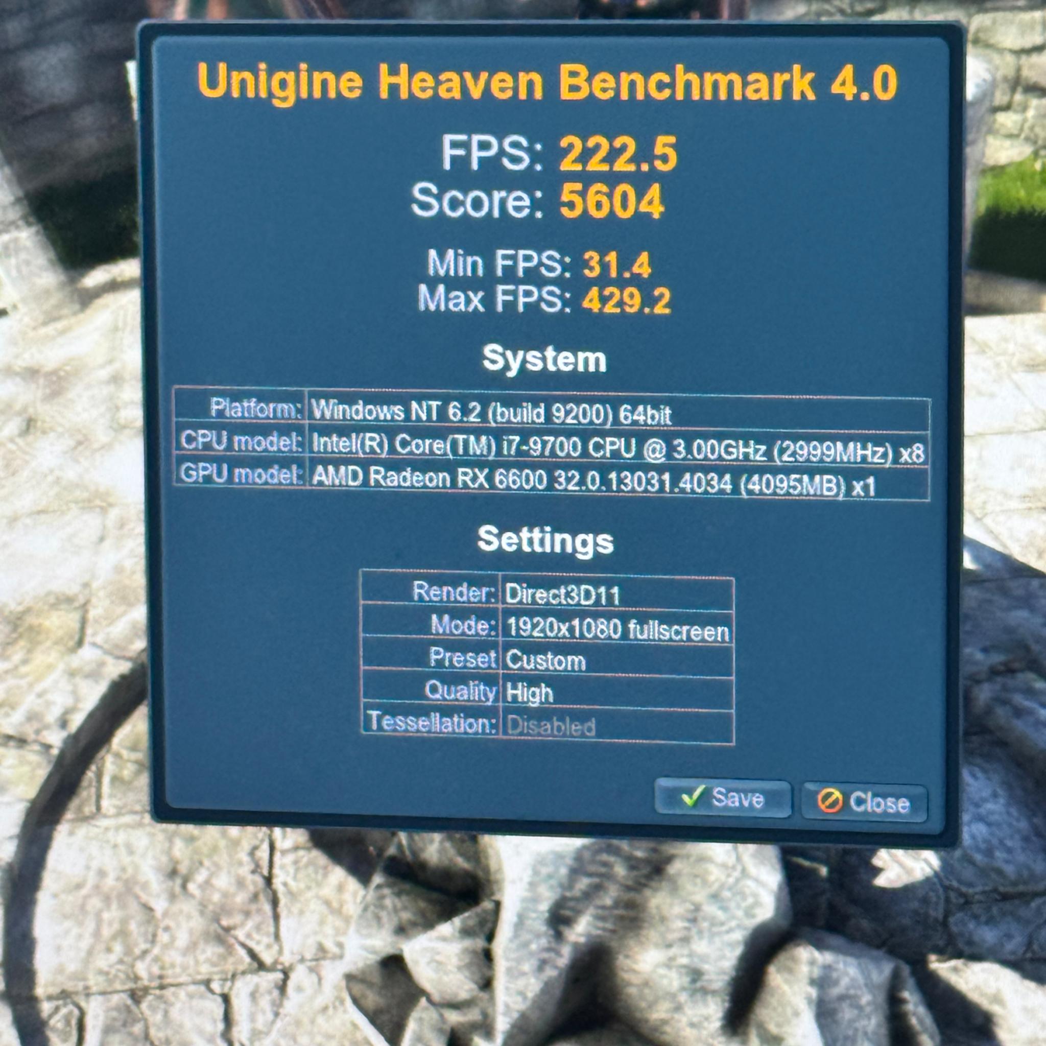 i7 9700 32 GB RX 6600 Gaming System