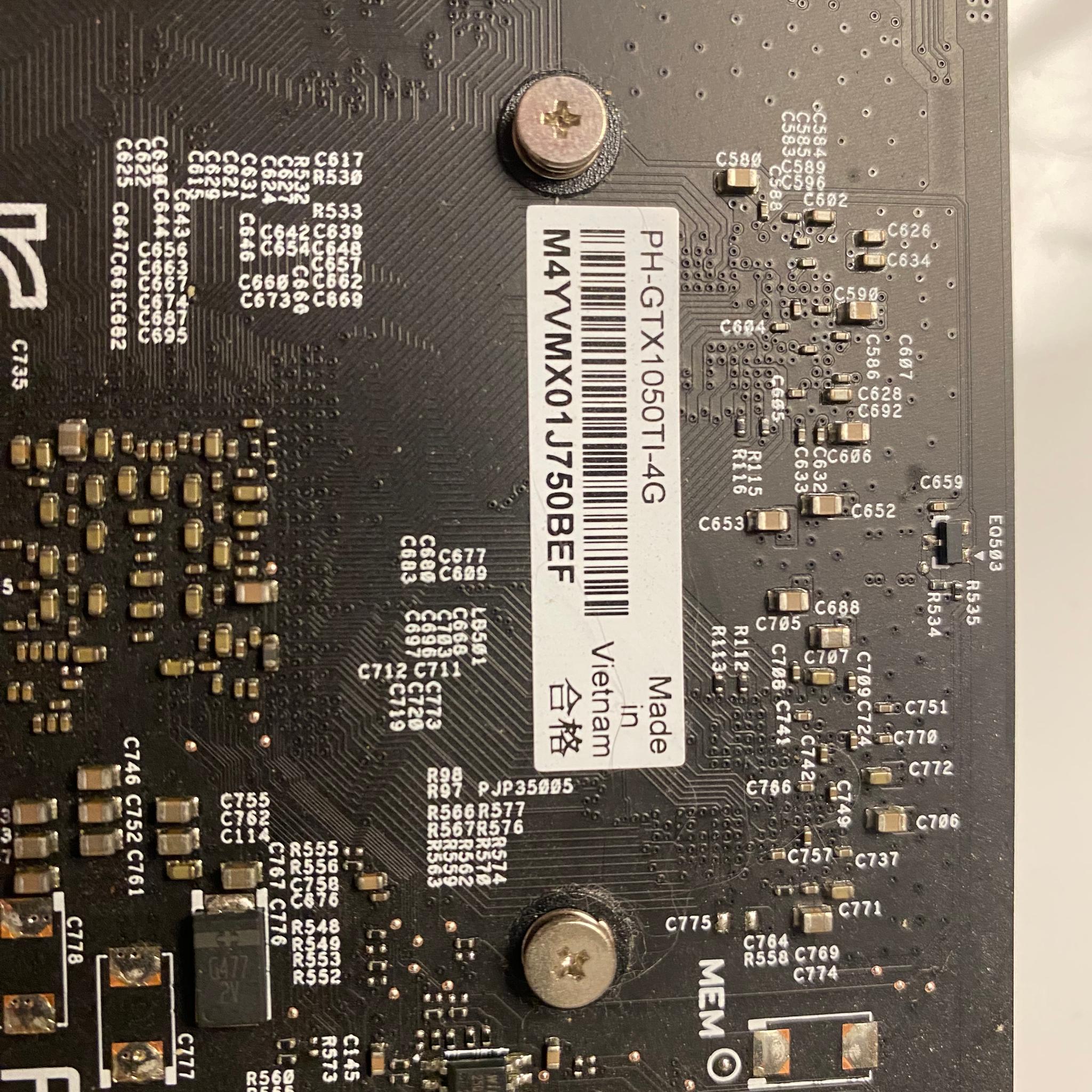 Asus Phoenix GeForce GTX 1050 Ti