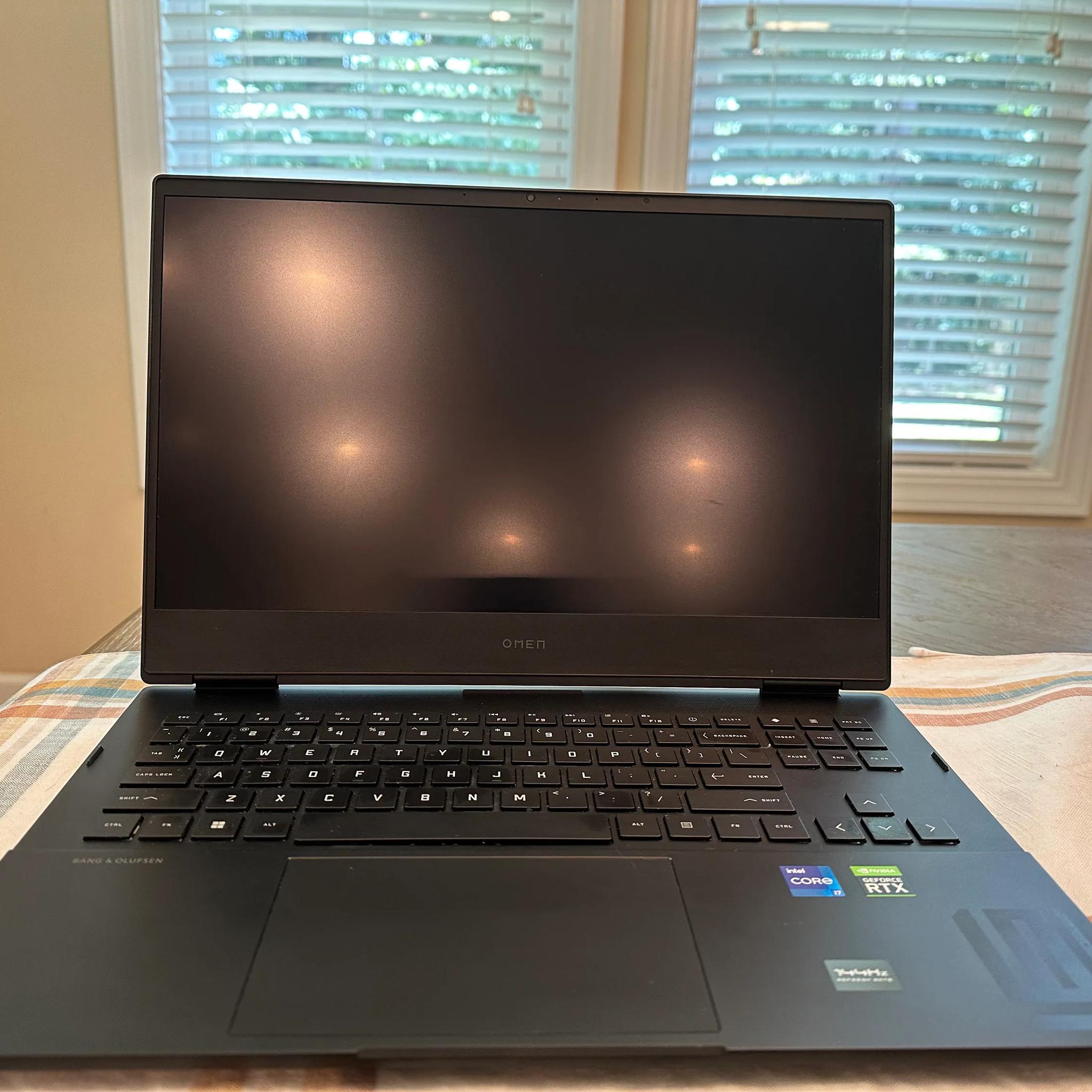 HP Omen 16.1" Gaming Laptop - Nvidia RTX 3050ti, Intel Core i7 12700h, 16gb DDR5 RAM, 1tb SSD
