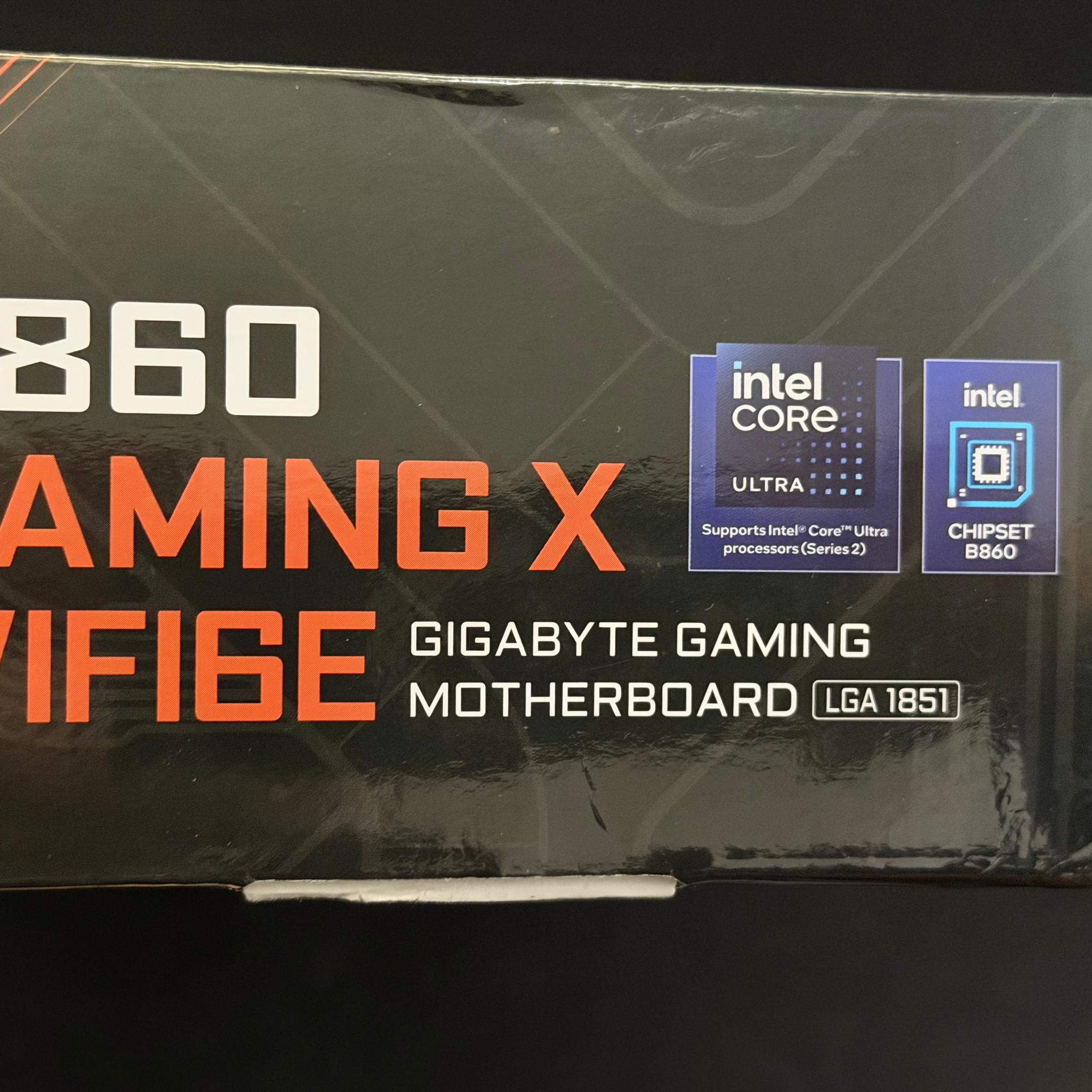GIGABYTE B860 GAMING X WIFI6E Intel Core Ultra (Series 2) LGA 1851 Motherboard,