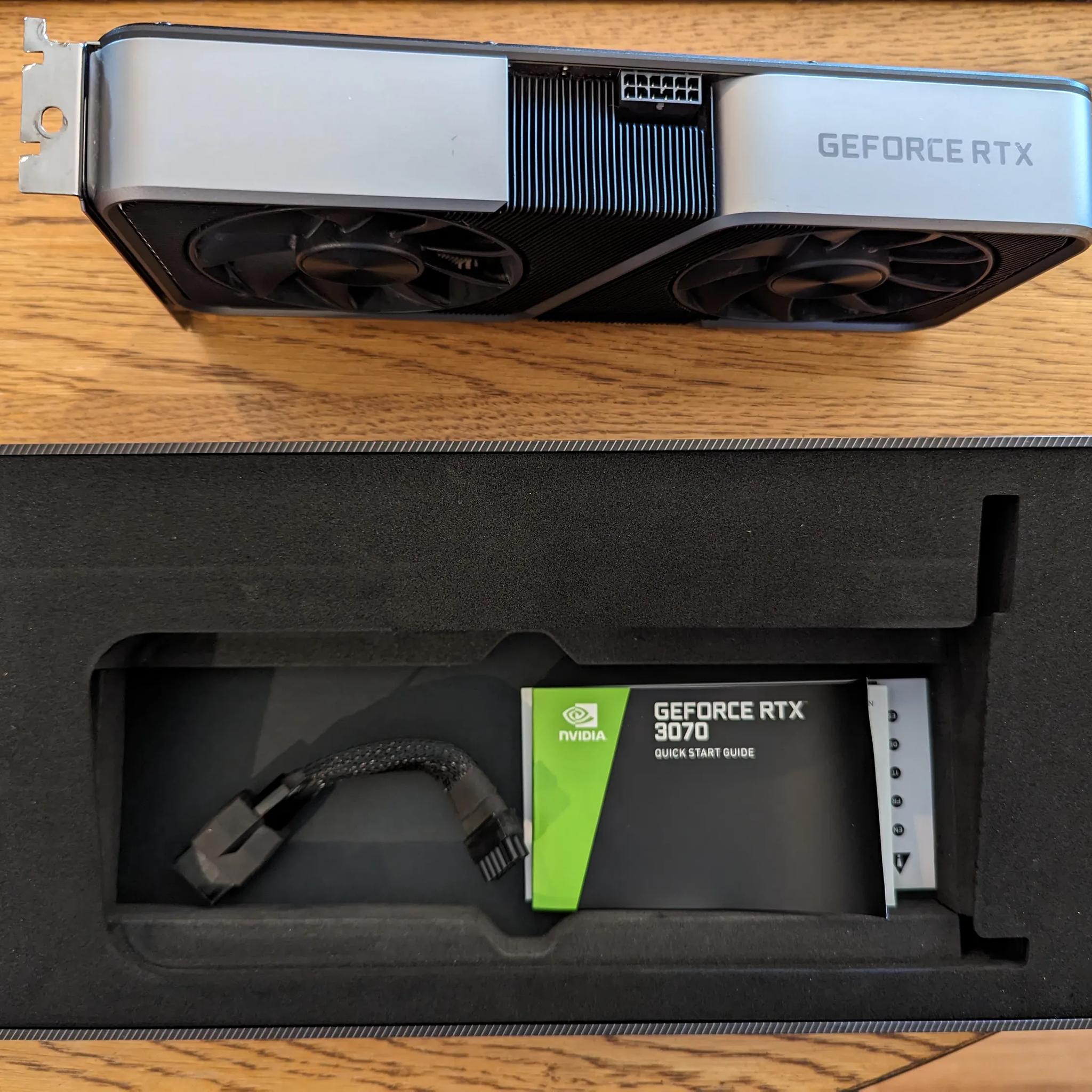 NVIDIA GeForce RTX 3070 Founders Edition Graphics Card/GPU