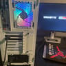 ⭐️Skytech- White, Good condition, Glass panel, 1080p to 1440p.⭐️