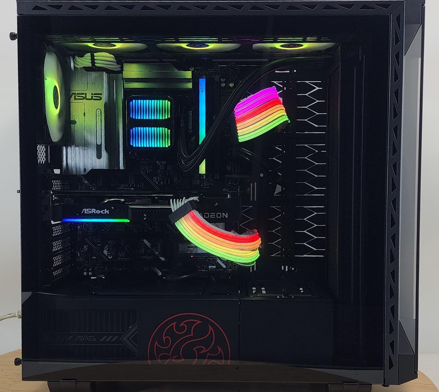 Gaming PC Ultra 7 265KF 16GB RAM 1TB SSD RX 9060 8GB Windows 11 Computer
