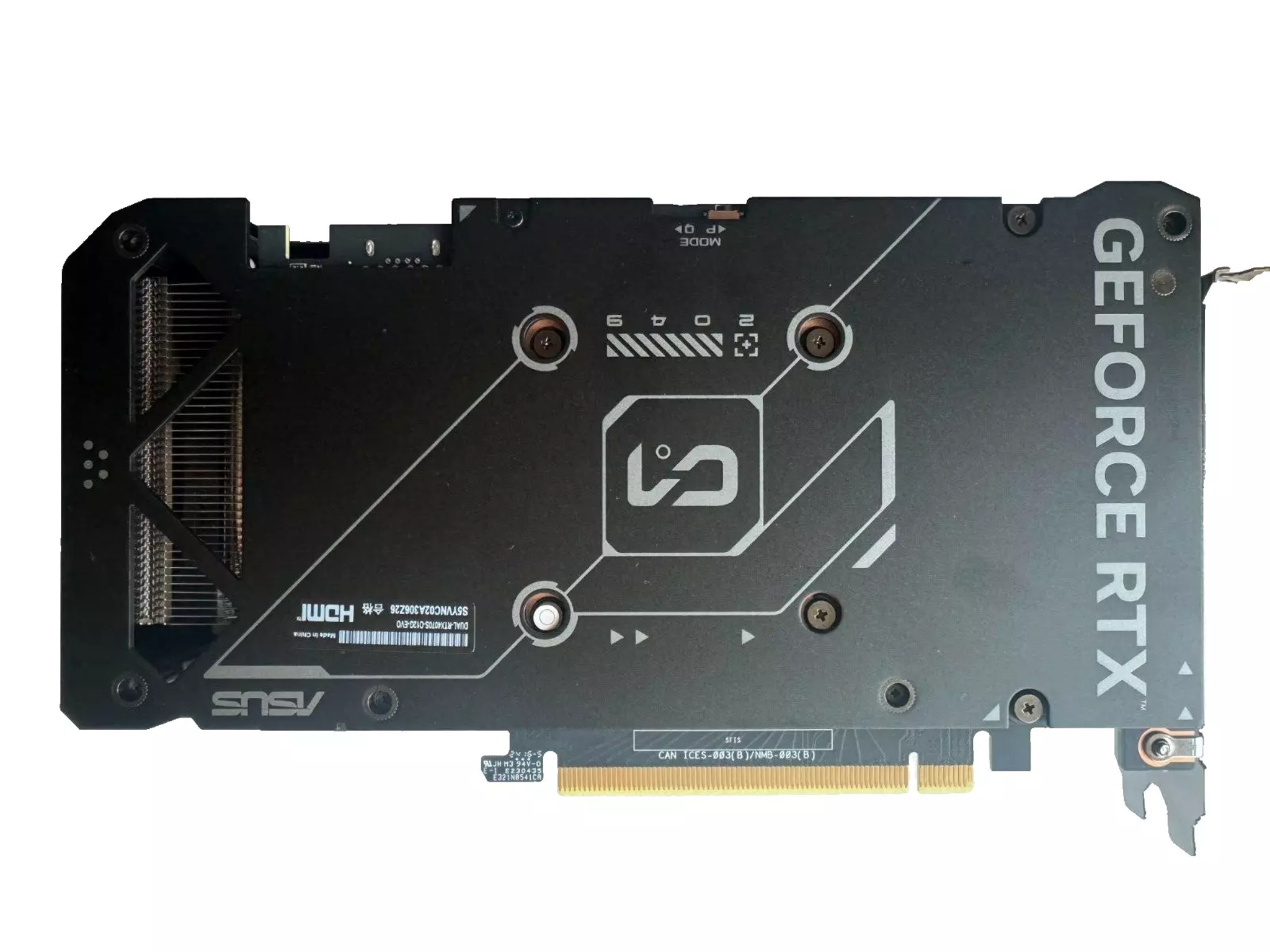 ASUS DUAL-RTX4070S-12G Dual GeForce 4070 SUPER OC Edition 12GB GDDR6X GPU