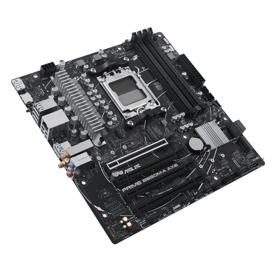 ASUS PRIME B650M-A AX6 AMD AM5 MicroATX Desktop Motherboard