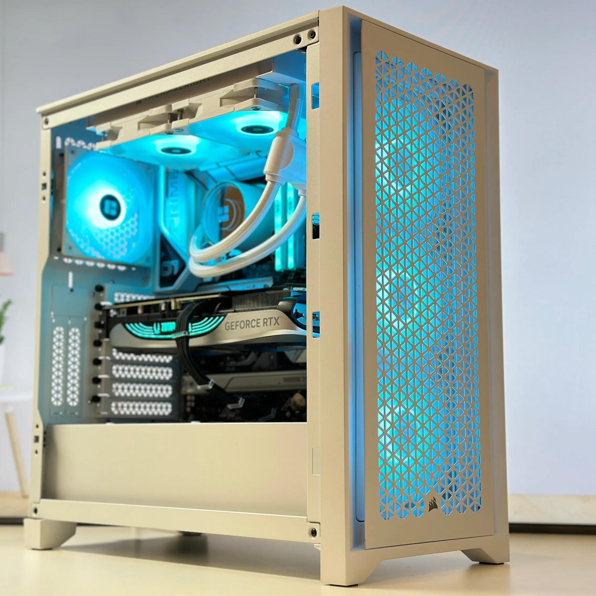 🧊🐎White Walker🐎🧊Nvidia RTX 4070 Ti❄️Intel i7 12700KF 12Cores❄️32GB DDR5 6000MHz❄️2TB SSD NVME