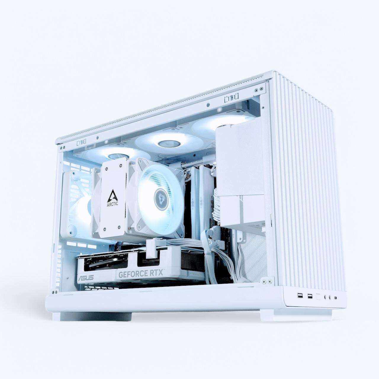 🤍🐻‍❄️Artic⚪ Nvidia RTX 4070 12GB⚪AMD Ryzen 5 7500F⚪32GB DDR5⚪1TB NVME