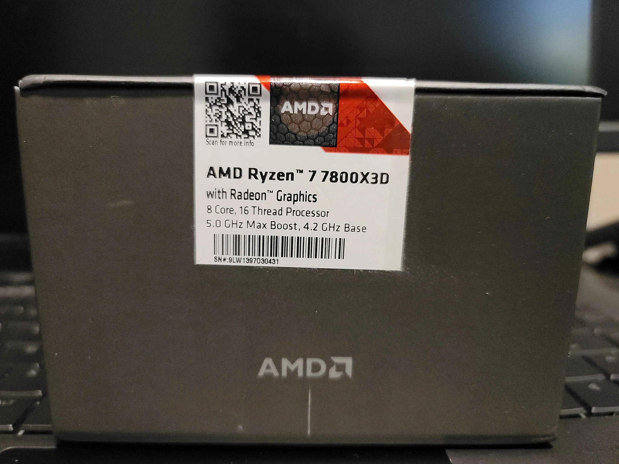 NEW Never opened AMD Ryzen 7 7800X3D