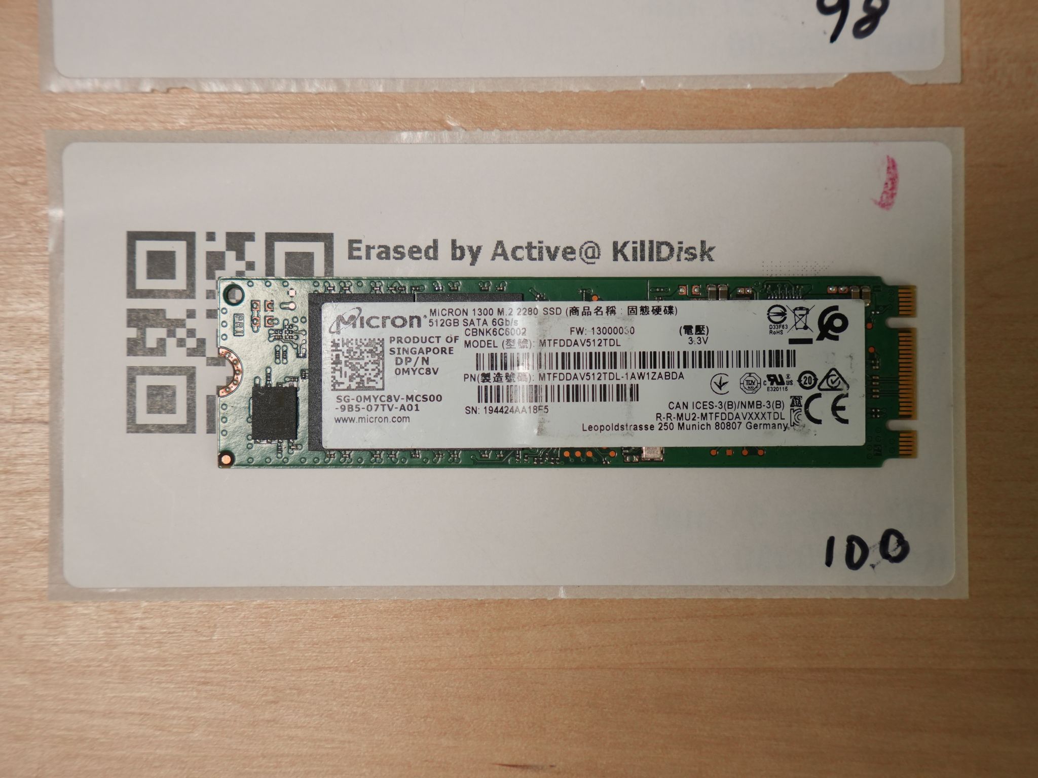 512GB SATA M.2 SSDS | LOT OF 3