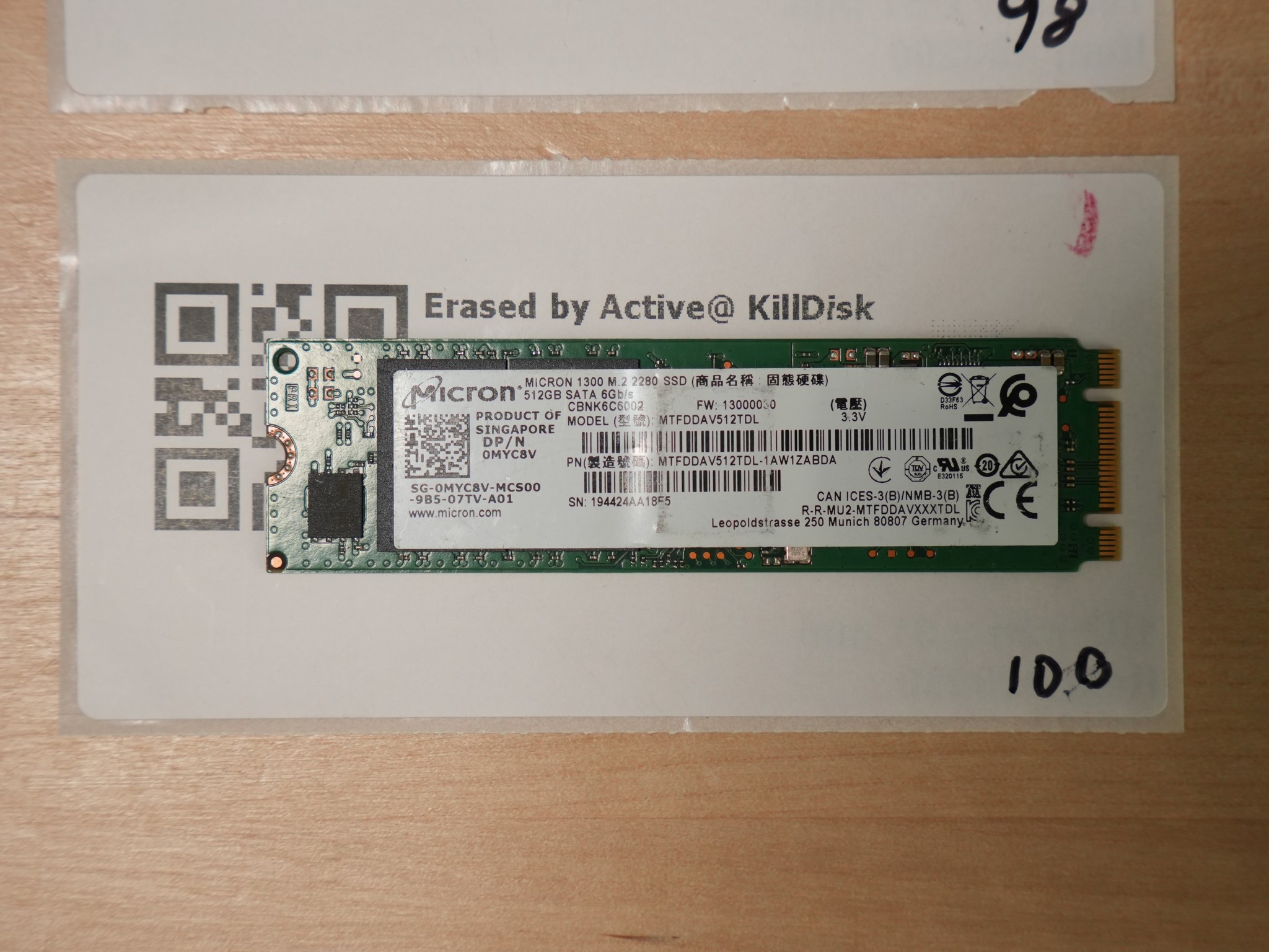 512GB SATA M.2 SSDS | LOT OF 3