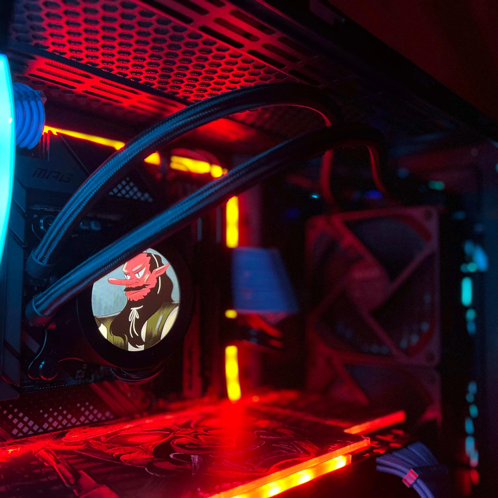 (CLEARANCE SALE) Daitengu (大天狗) 👺👺 || Core i5-12600KF/RTX 3080 Themed PC and Keyboard Bundle