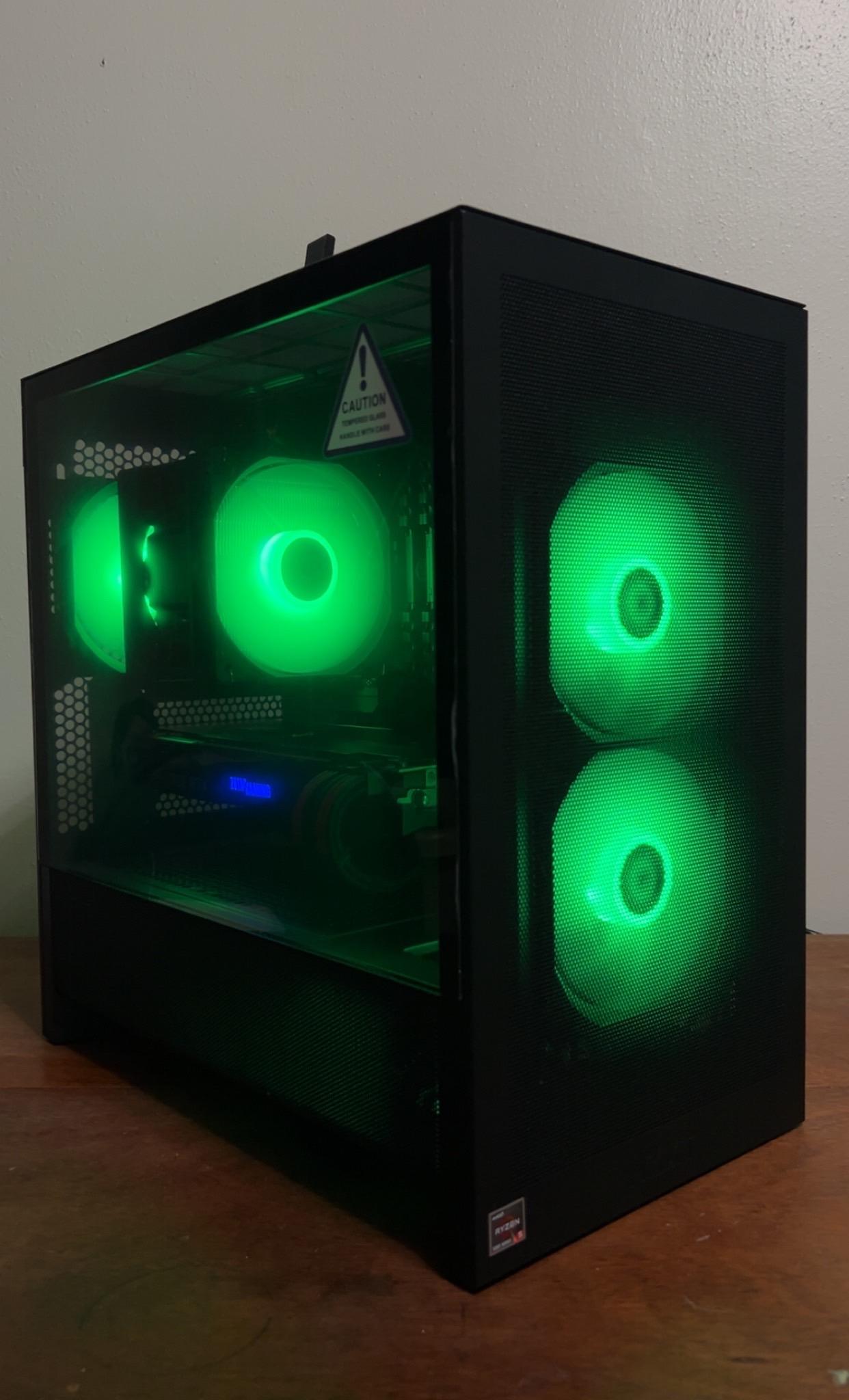 -1080p Gaming Computer-   Ryzen 5 5500 / RTX 2080 / 16GB DDR4 / 512GB SSD