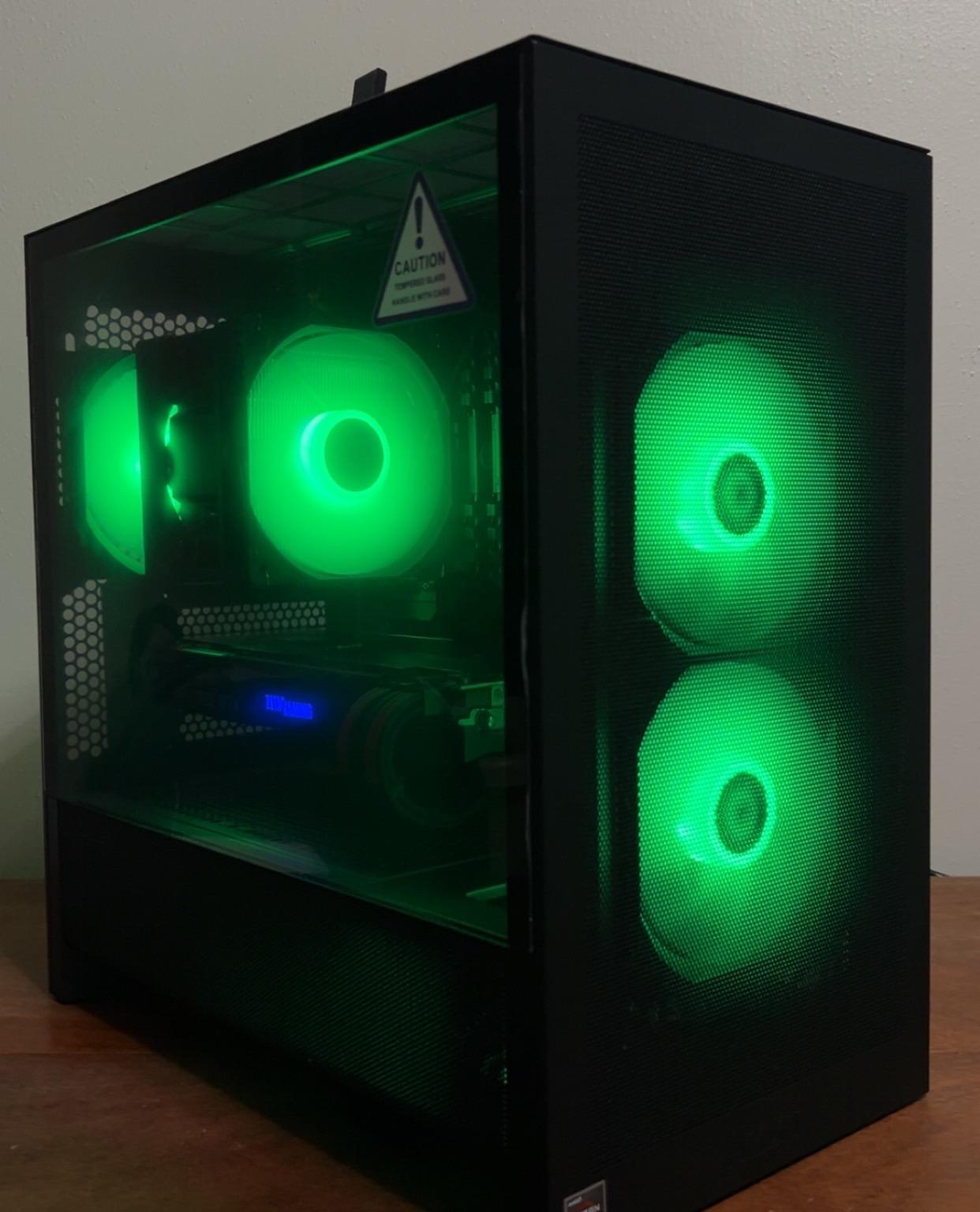 -1080p Gaming Computer-   Ryzen 5 5500 / RTX 2080 / 16GB DDR4 / 512GB SSD