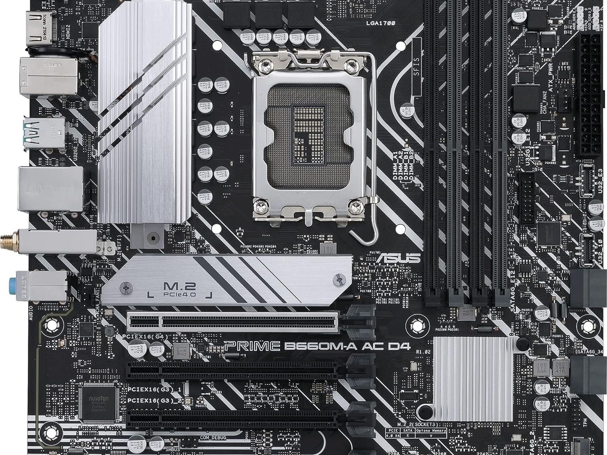 ASUS Prime B660M-A AC D4 LGA 1700(Intel 12th, 13th and 14th Gen) mATX Motherboard