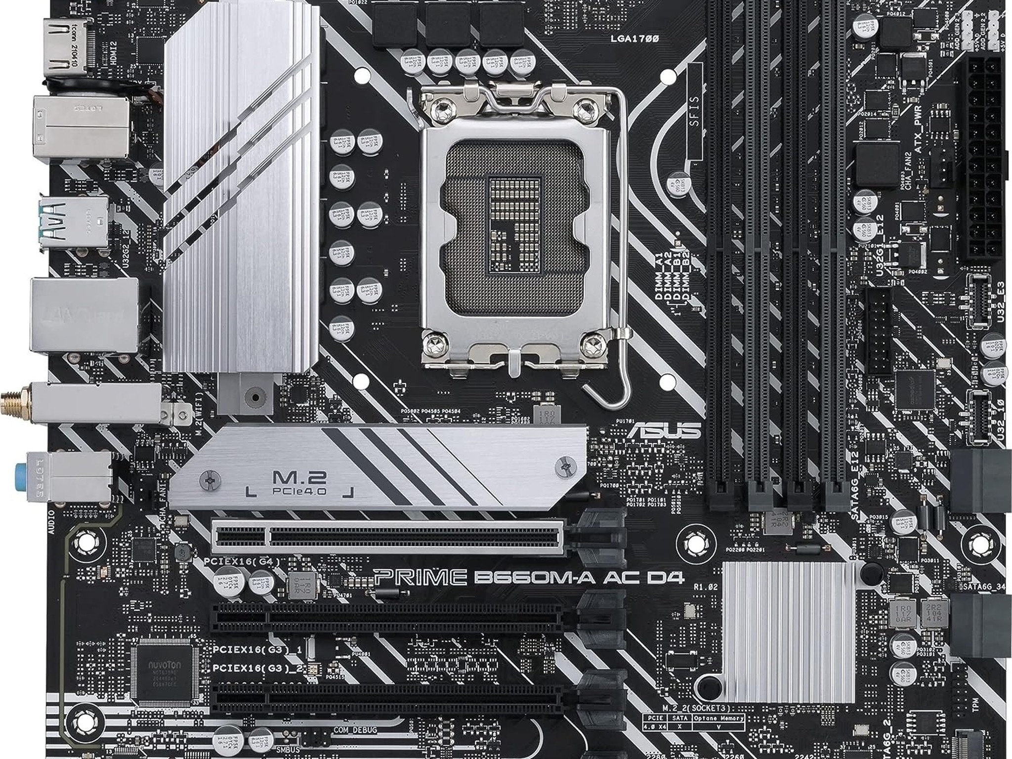 ASUS Prime B660M-A AC D4 LGA 1700(Intel 12th, 13th and 14th Gen) mATX Motherboard
