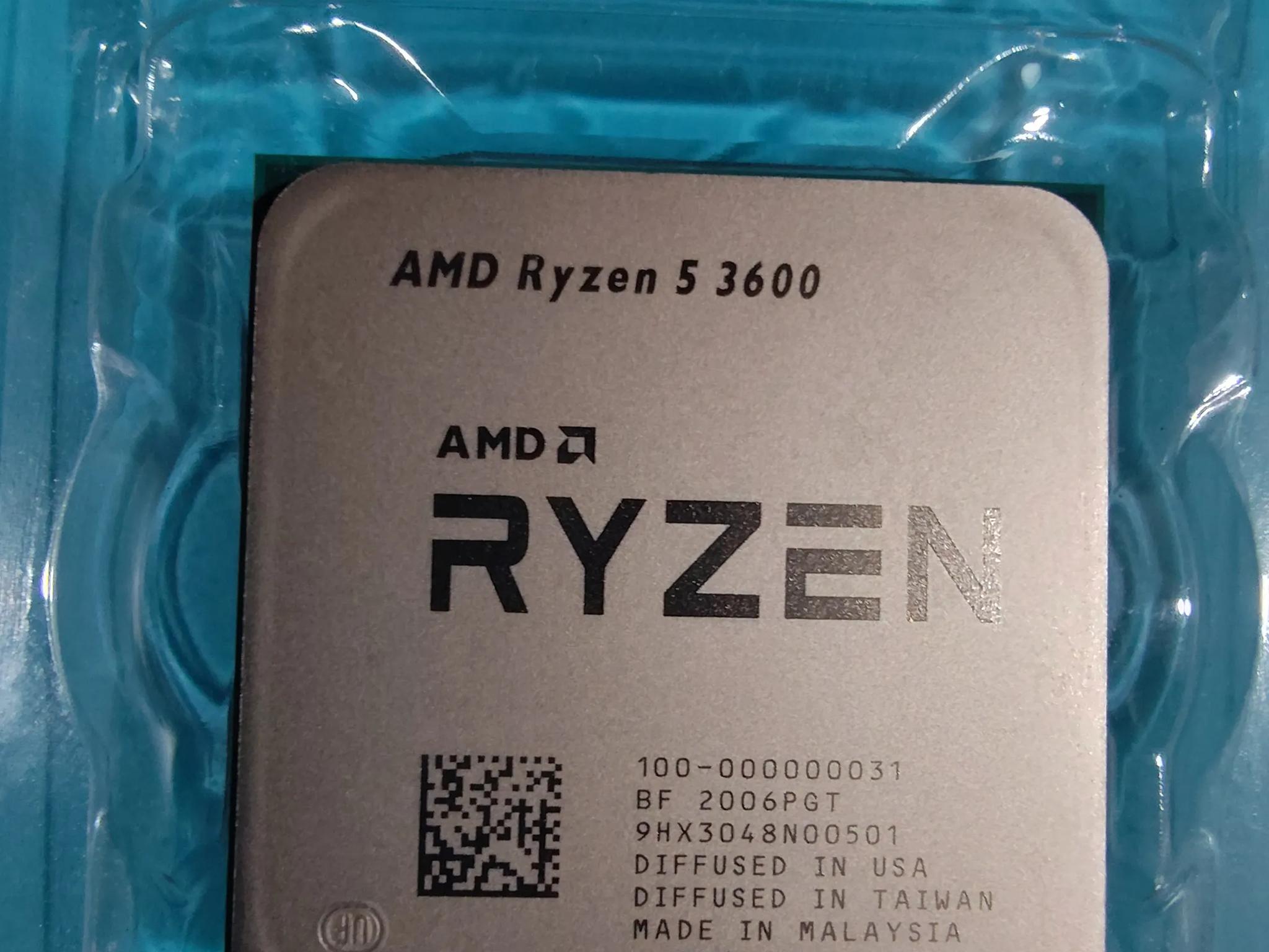 AMD Ryzen 5 3600 loose no cooler