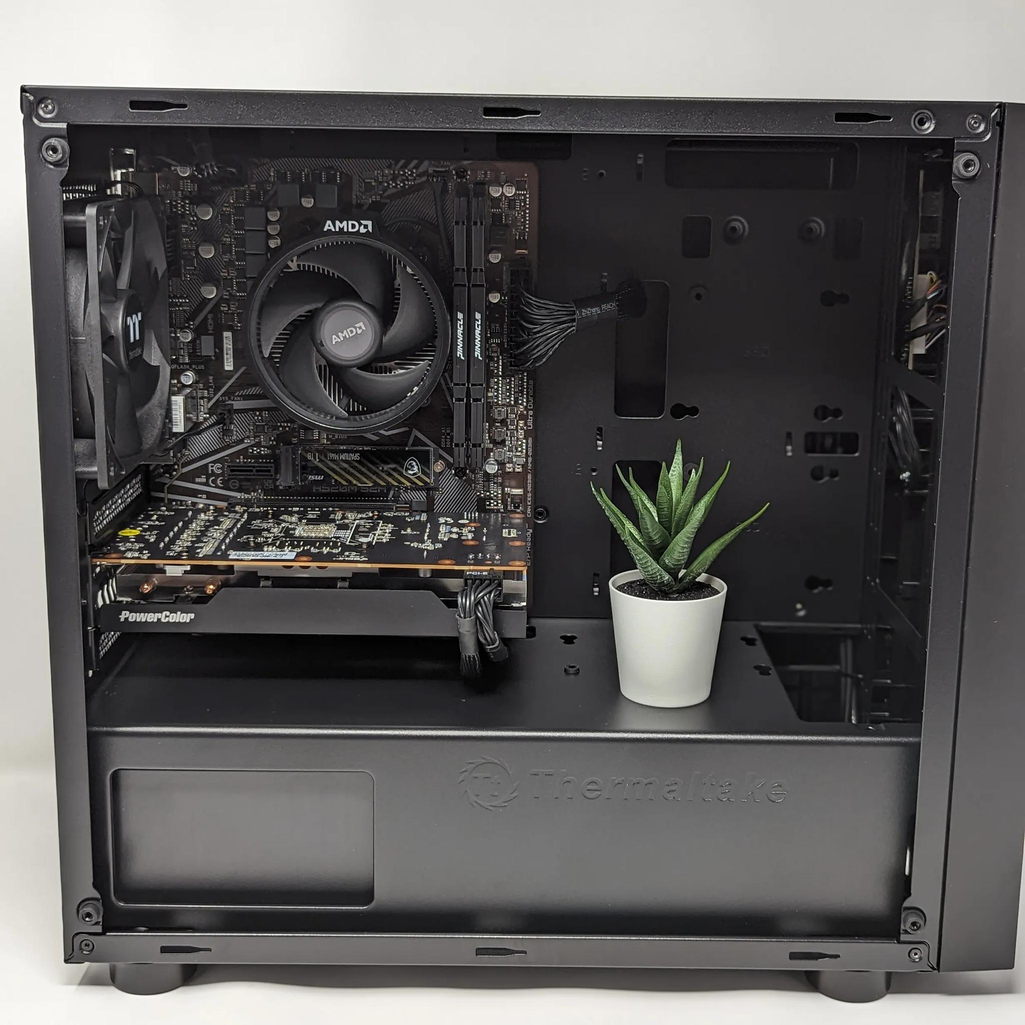Stealth AM4 | No RGB | RX 6600 | Ryzen 5 3600 | 16gb RAM | MSI M461 1TB Gen 4 NVMe SSD