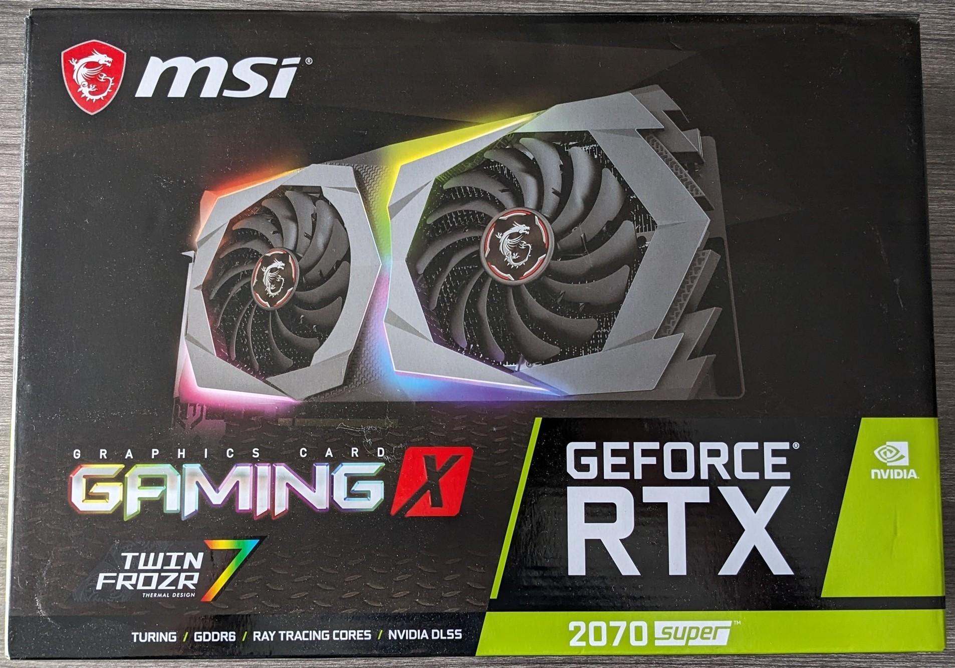 MSI GAMING X GeForce RTX 2070 SUPER