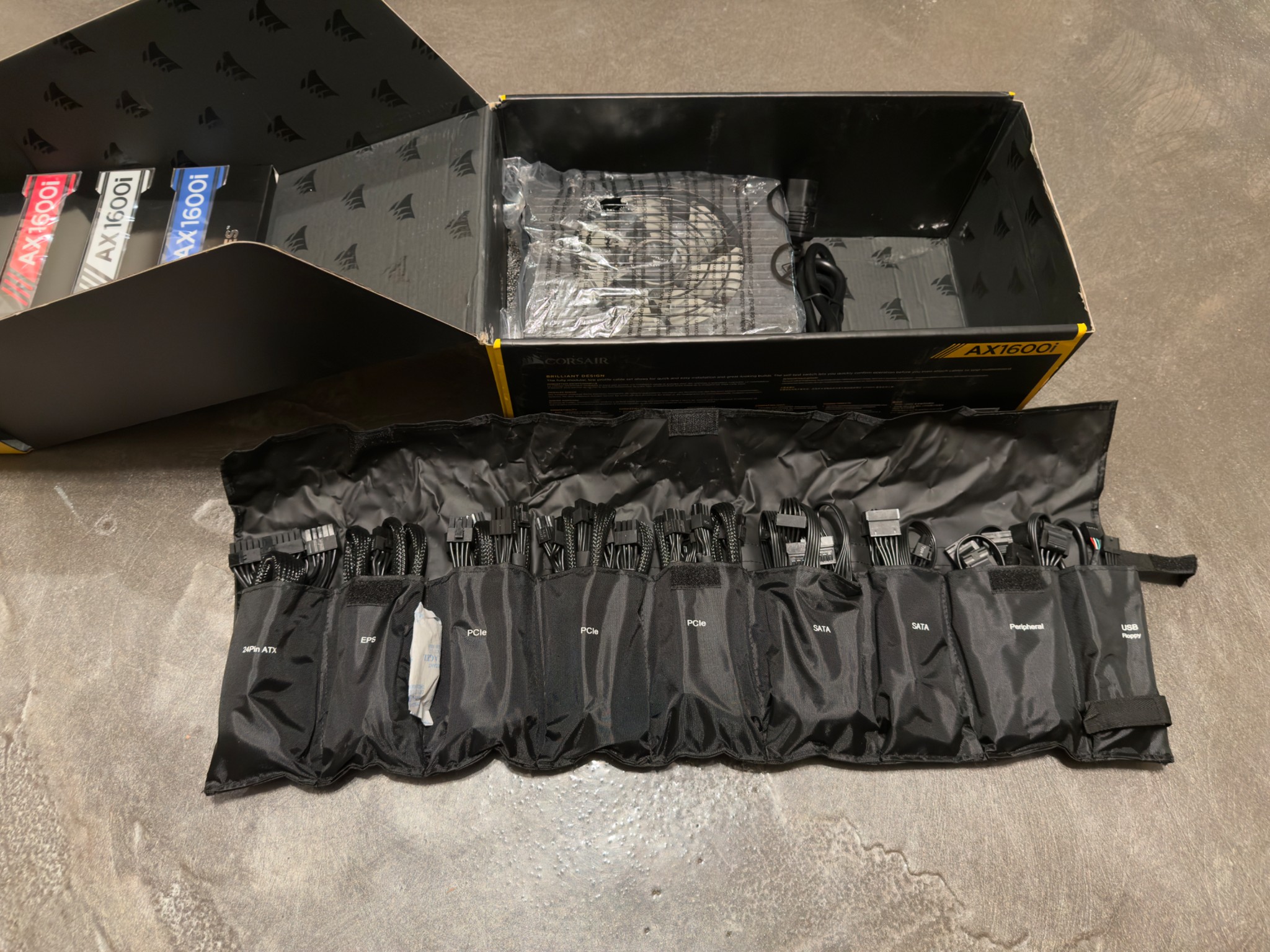 Corsair AX1600i Digital ATX Power Supply — 1600 Watt Fully-Modular 80+ Titanium PSU