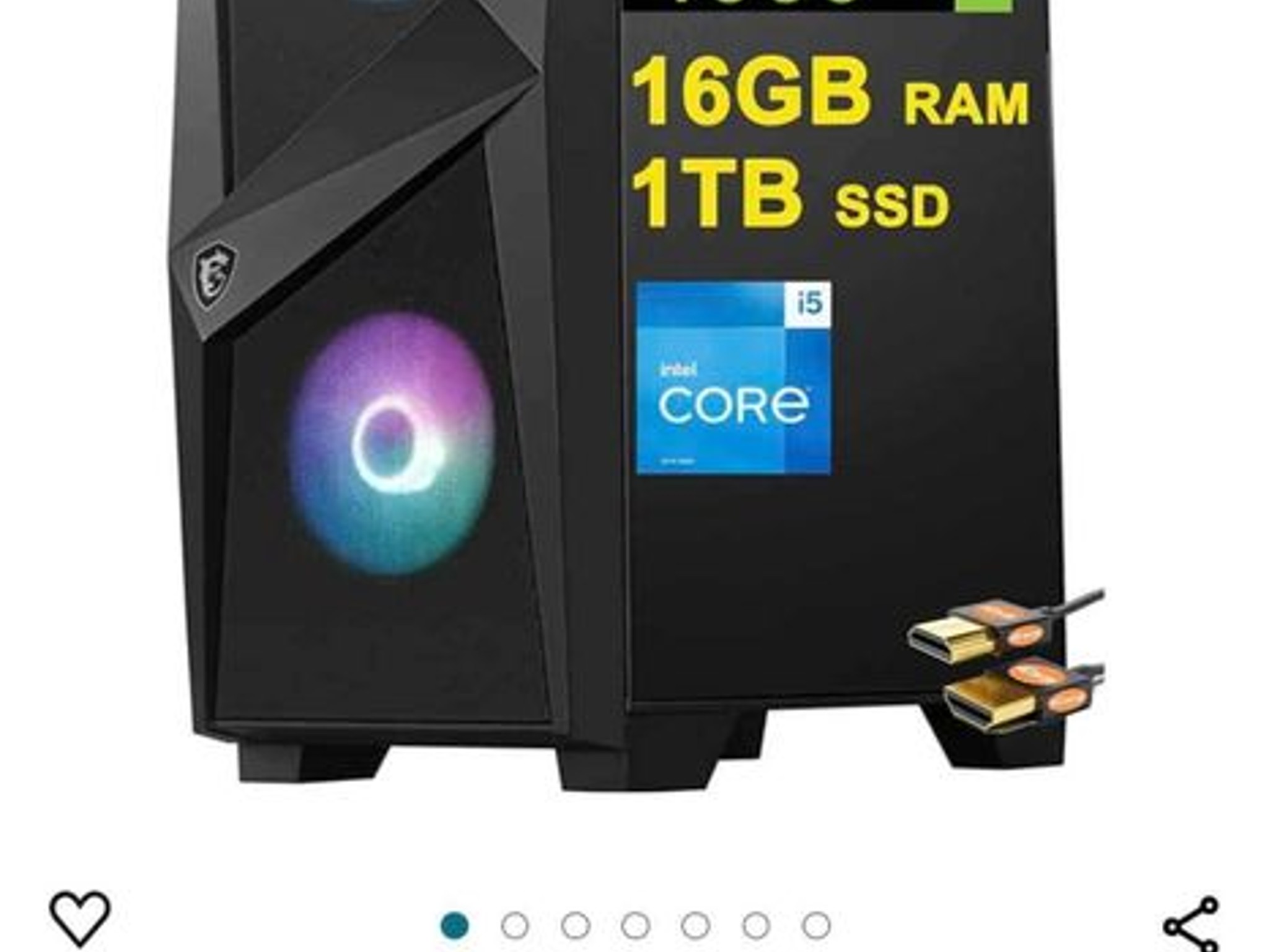MSI Codex R 12NUC5 + Keyboard and mouse