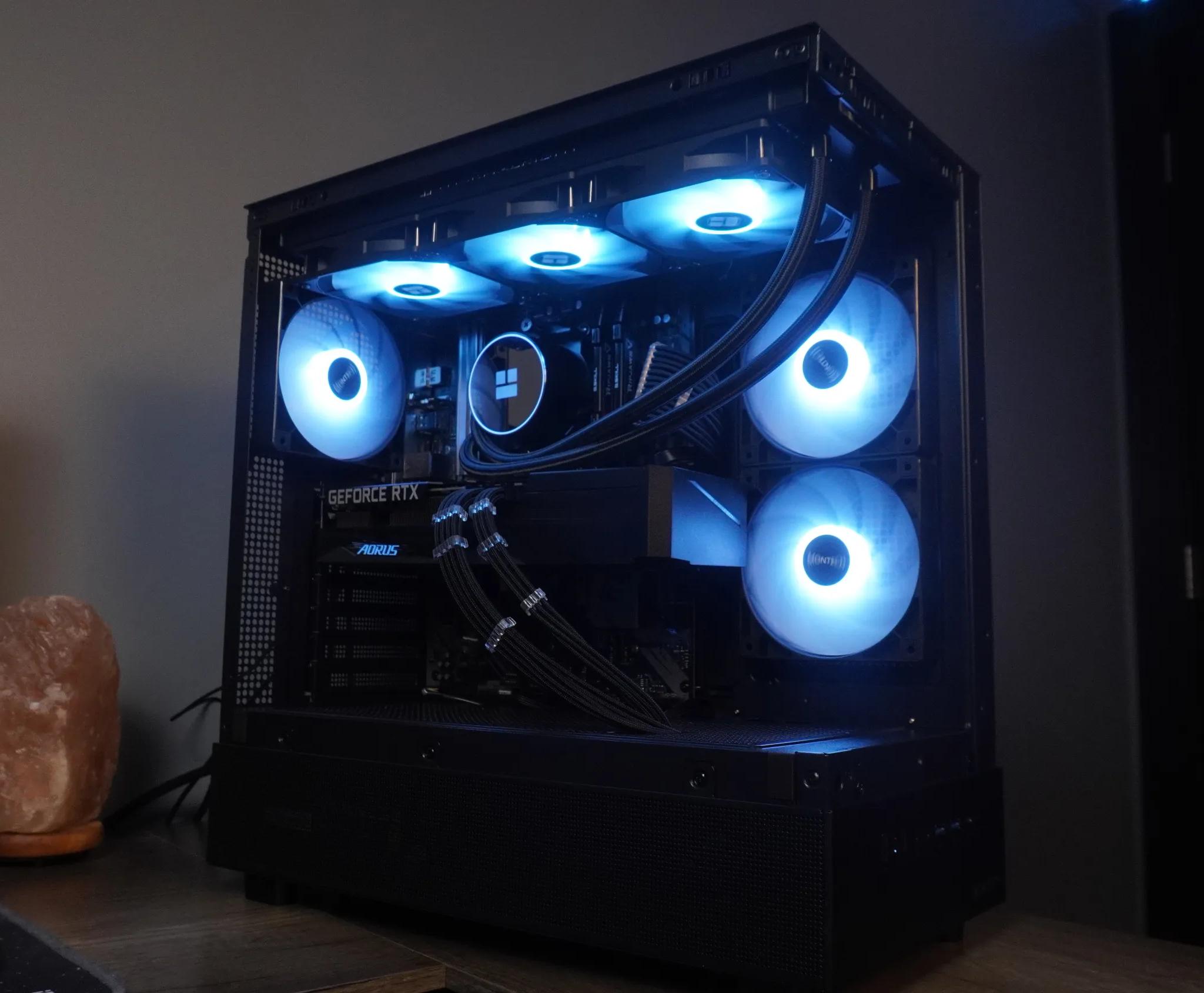 🖤 STEALTH BEAST 🖤 1440p/1080p GAMING MACHINE 💚RTX 3060ti 🧡 Ryzen 5 5600 | 32GB | WIFI