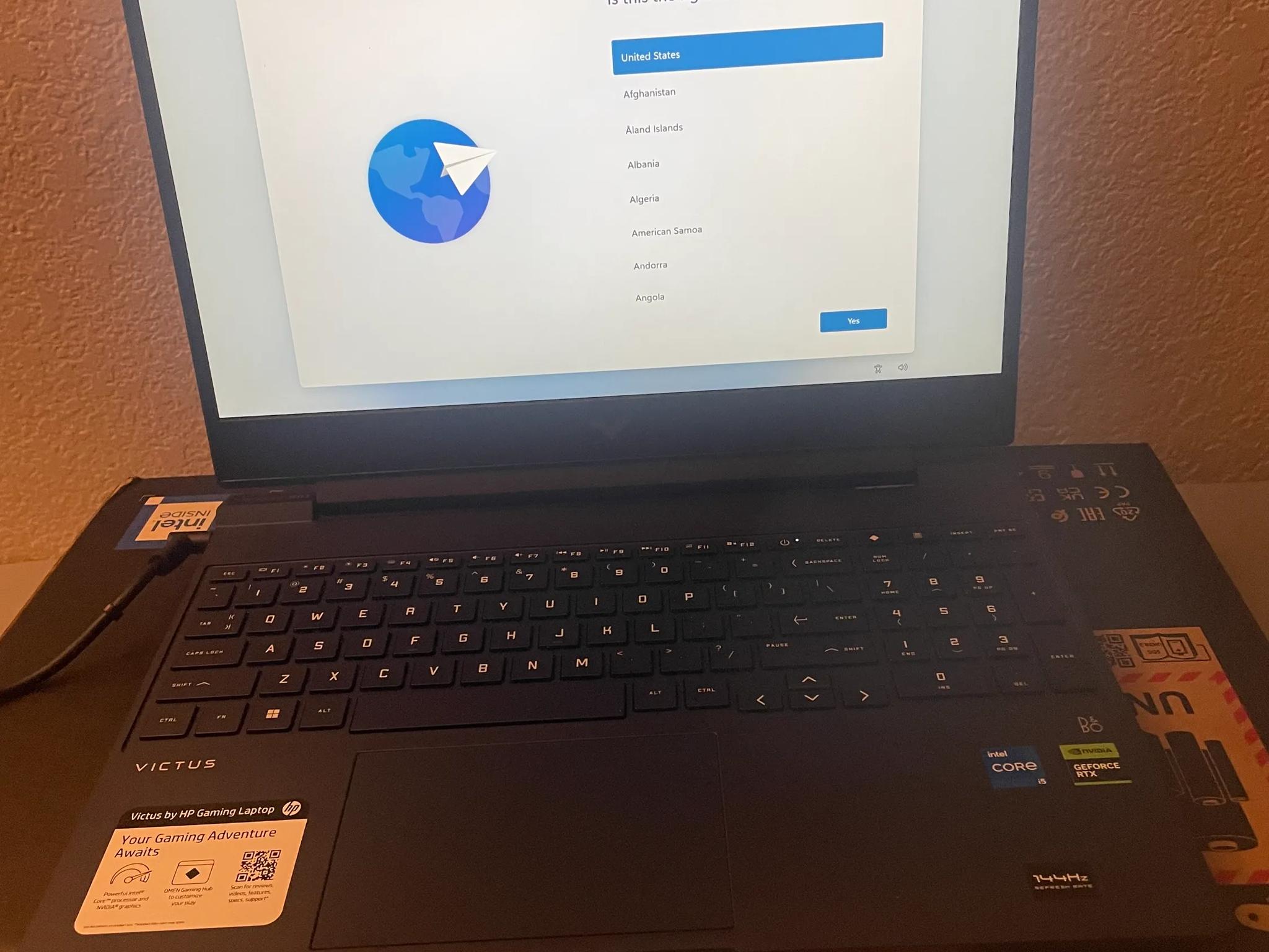 HP Victus Gaming Laptop | i5-12450H / RTX 3050 / 32GB RAM / 1TB SSD | 144Hz - Open box