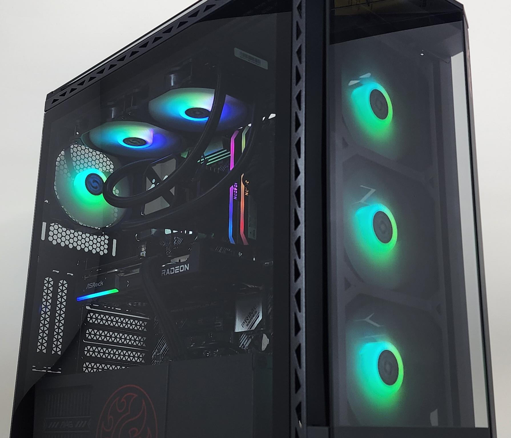 Gaming PC Ryzen 7 5700X 16GB RAM 1TB SSD RX 9060 8GB Windows 11 Computer