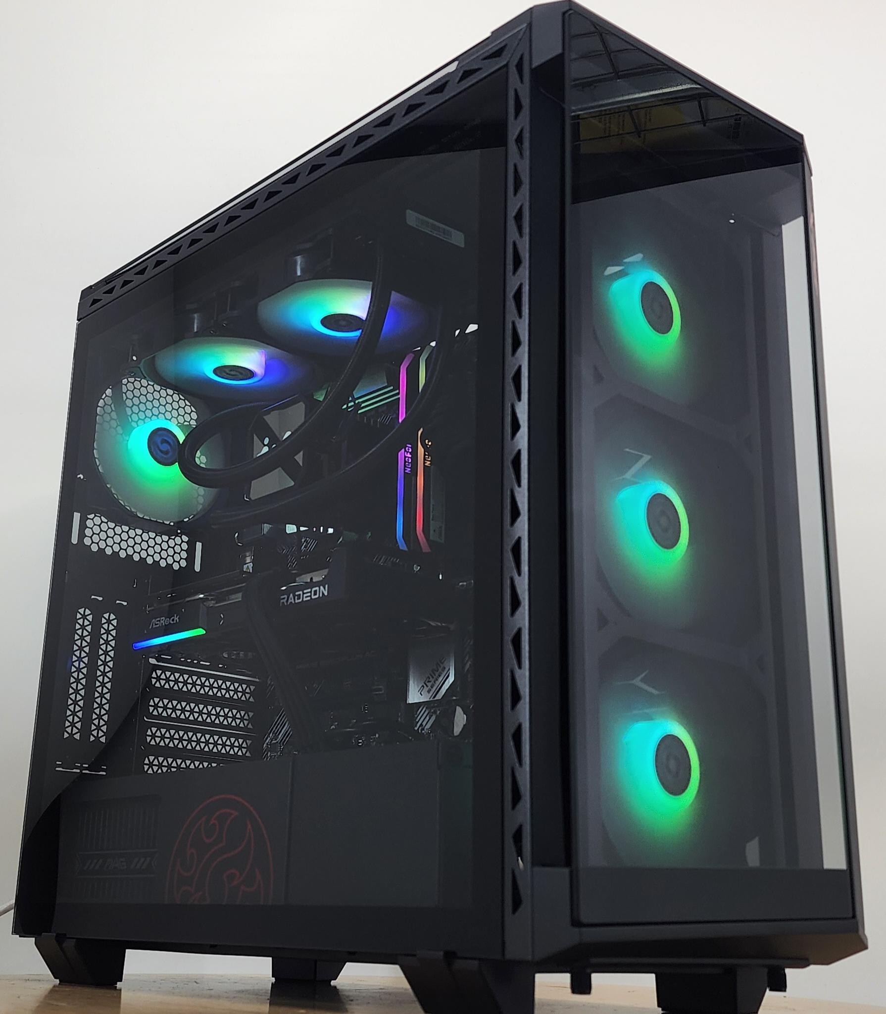 Gaming PC Ryzen 7 5700X 16GB RAM 1TB SSD RX 9060 8GB Windows 11 Computer
