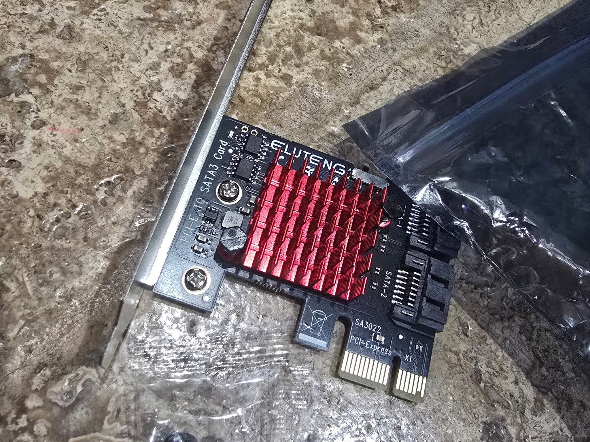 ELUTENG PCIE SATA Expansion Card 2 Ports PCIE to SATA Card 6Gbps