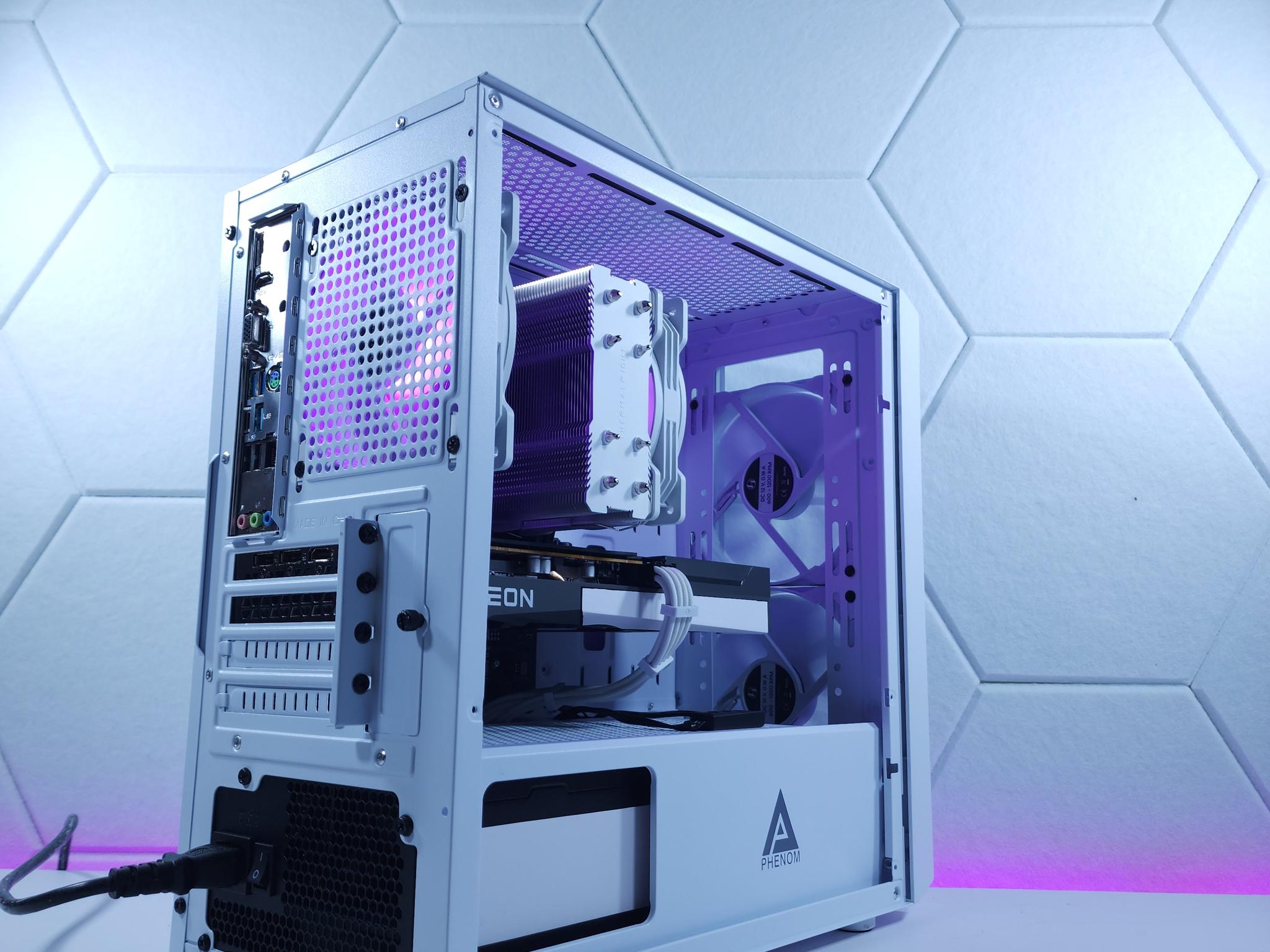 💜🤍1080p Gaming | RX 6600 | Core i3 12100T | 32GB 3200MHz | 1TB SSD