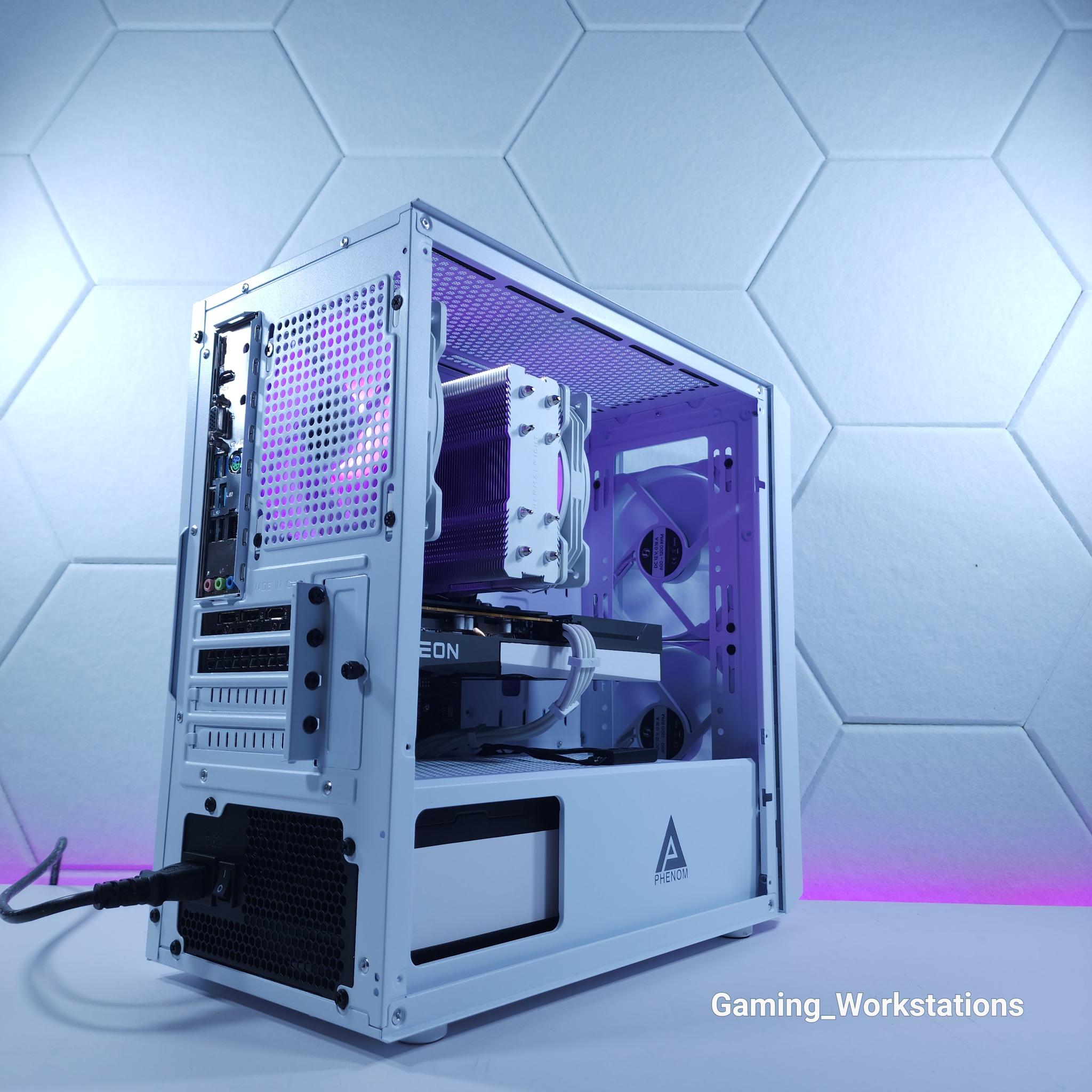 💜🤍1080p Gaming | RX 6600 | Core i3 12100T | 32GB 3200MHz | 1TB SSD