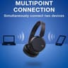 JVC Deep Base Headphones On Ear Wireless Bluetooth HAS36WB