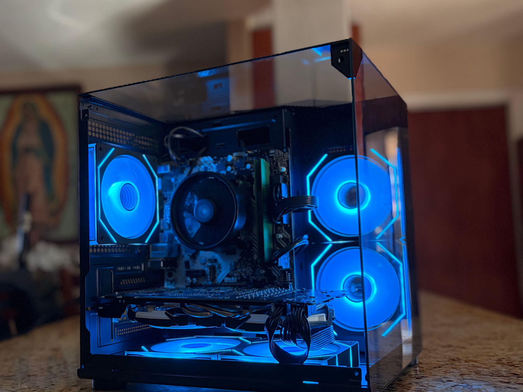 Black Budget Gaming PC | GTX 1080 8GB | RYZEN 5 3600 | 16GB RAM | 1TB SATA SSD | Wi-Fi + BT