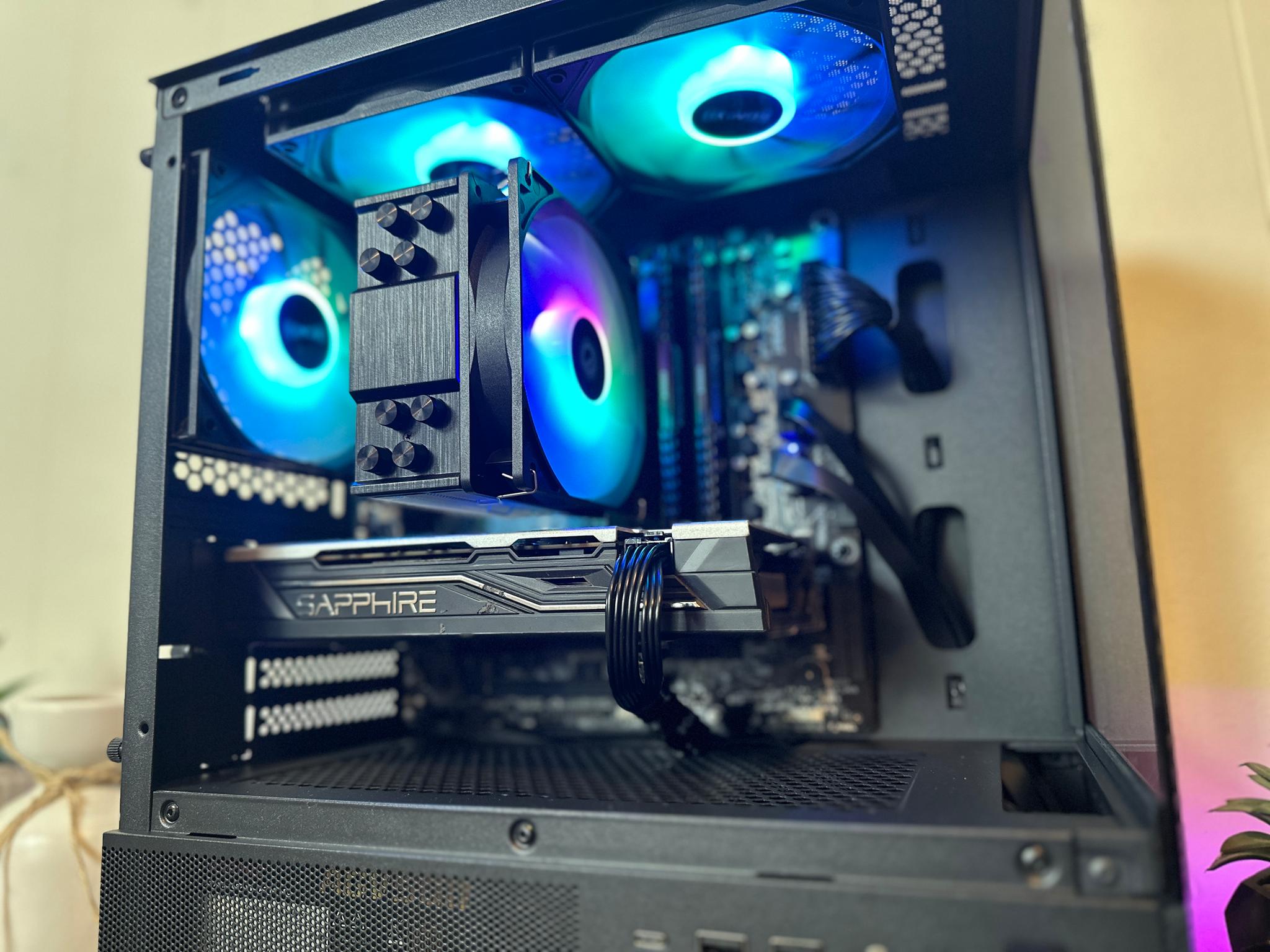 🤖Gaming PC! Intel i5 7600, RX580 8GB, 16gb DDR4, 512GB SSD! FULL ARGB!