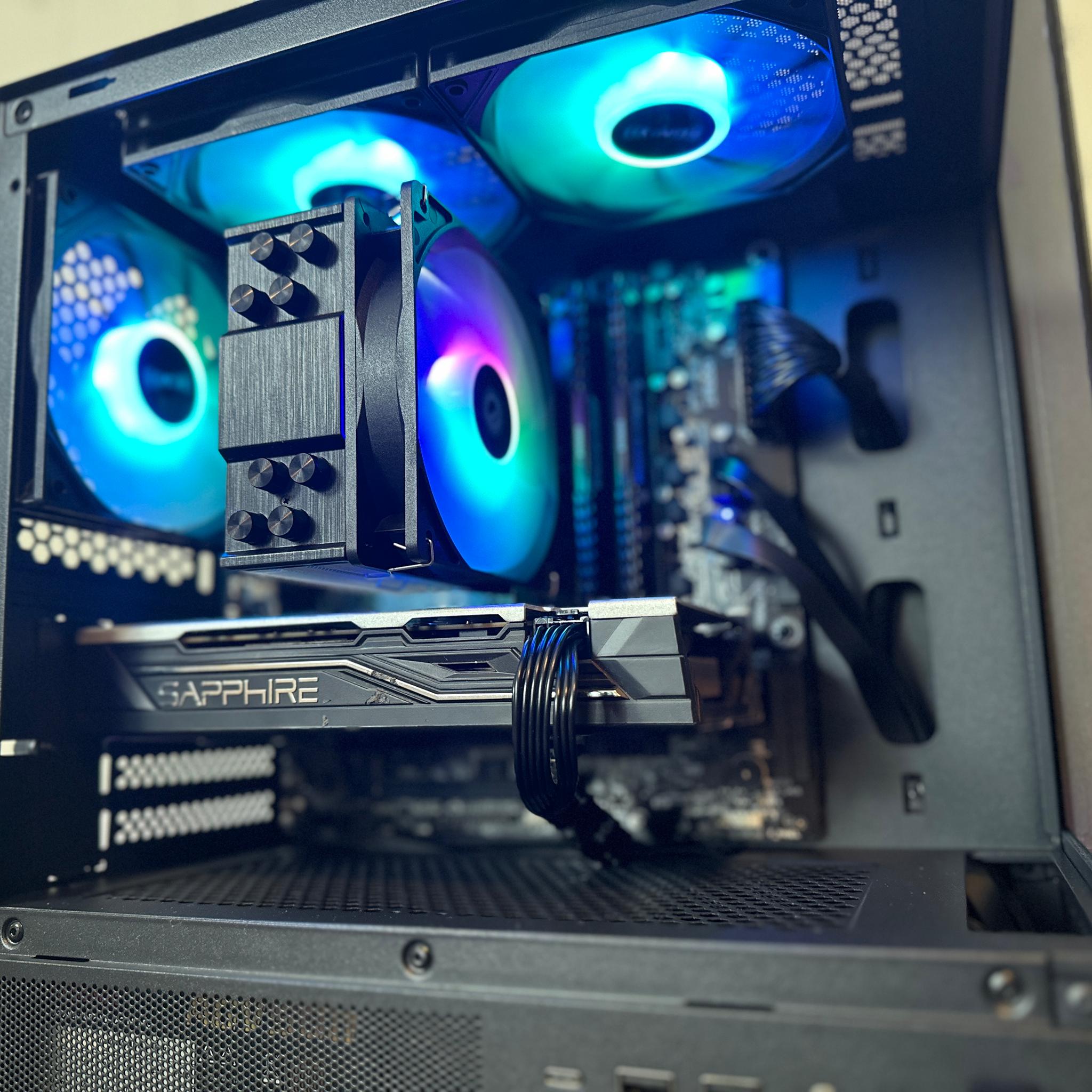 🤖Gaming PC! Intel i5 7600, RX580 8GB, 16gb DDR4, 512GB SSD! FULL ARGB!