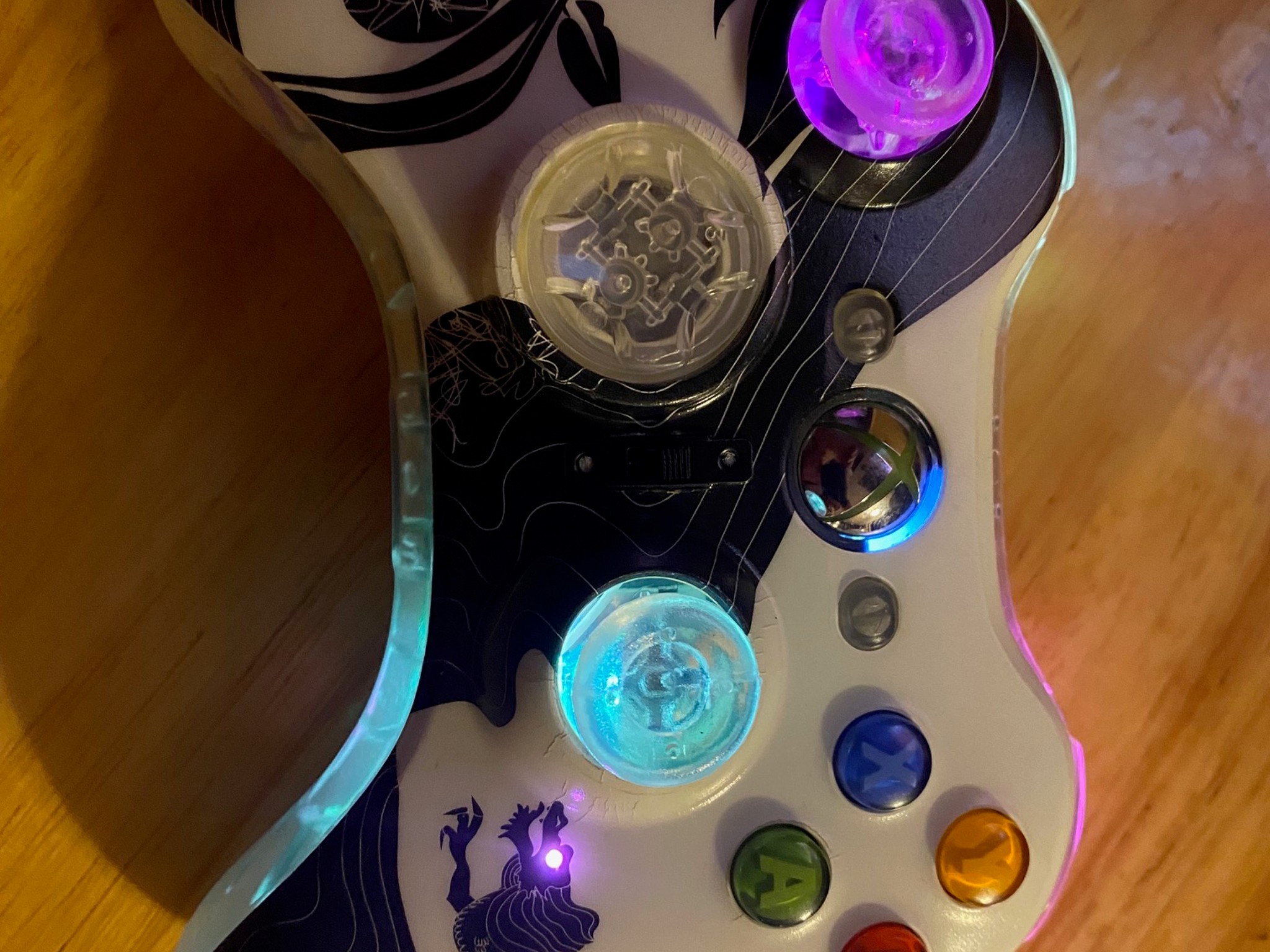 Custom Xbox 360 wireless controller | Hall effect | RGB LEDs | Dragon Age