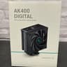 DeepCool AK400 Digital CPU Cooler with Status Display and ARGB LED Strips 120mm Fan - New