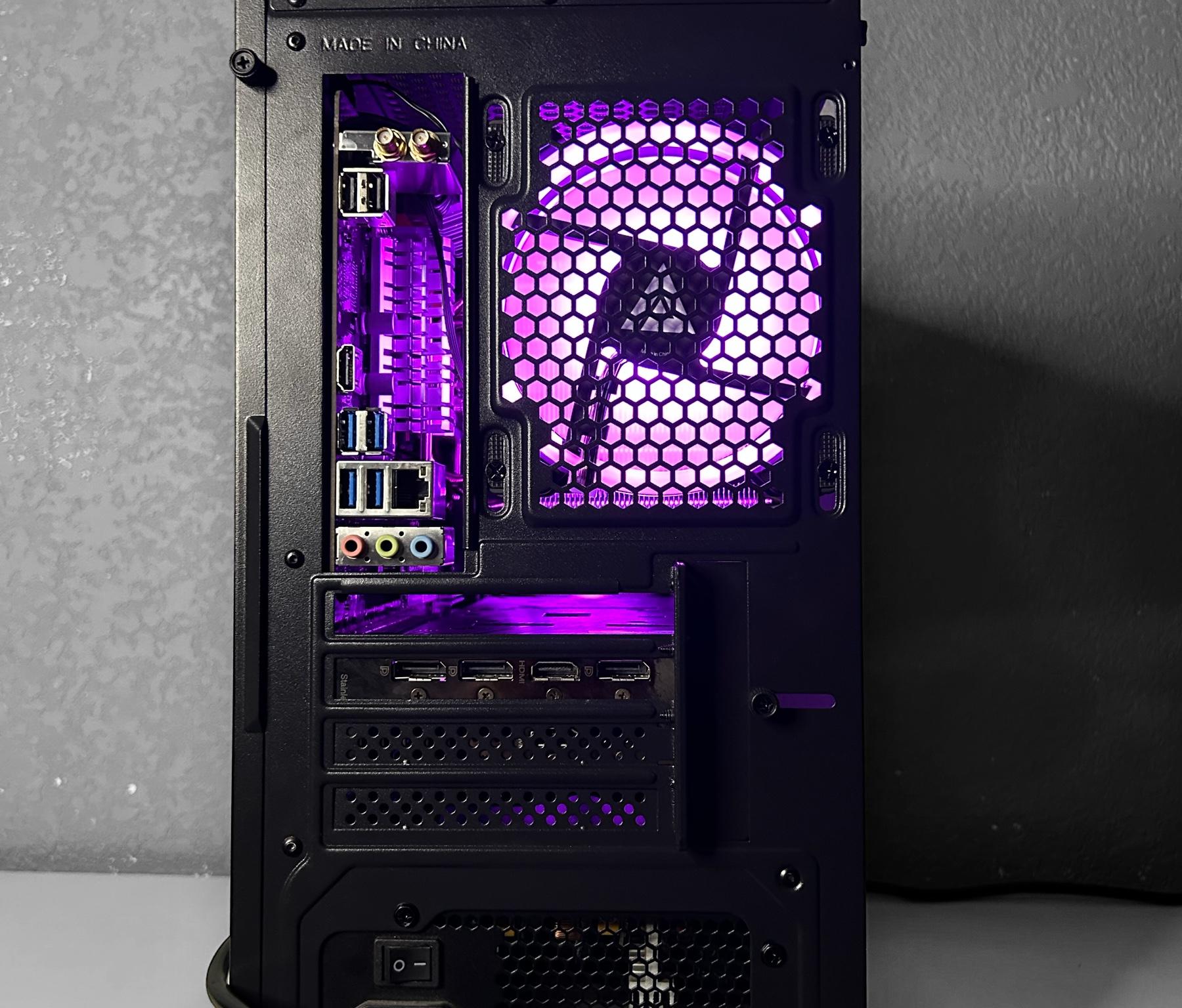 ⚫️🟣⚫️ | RTX 3060 Ti | Ryzen 5 5600 | 16GB Crucial Ballistix 3200Mhz