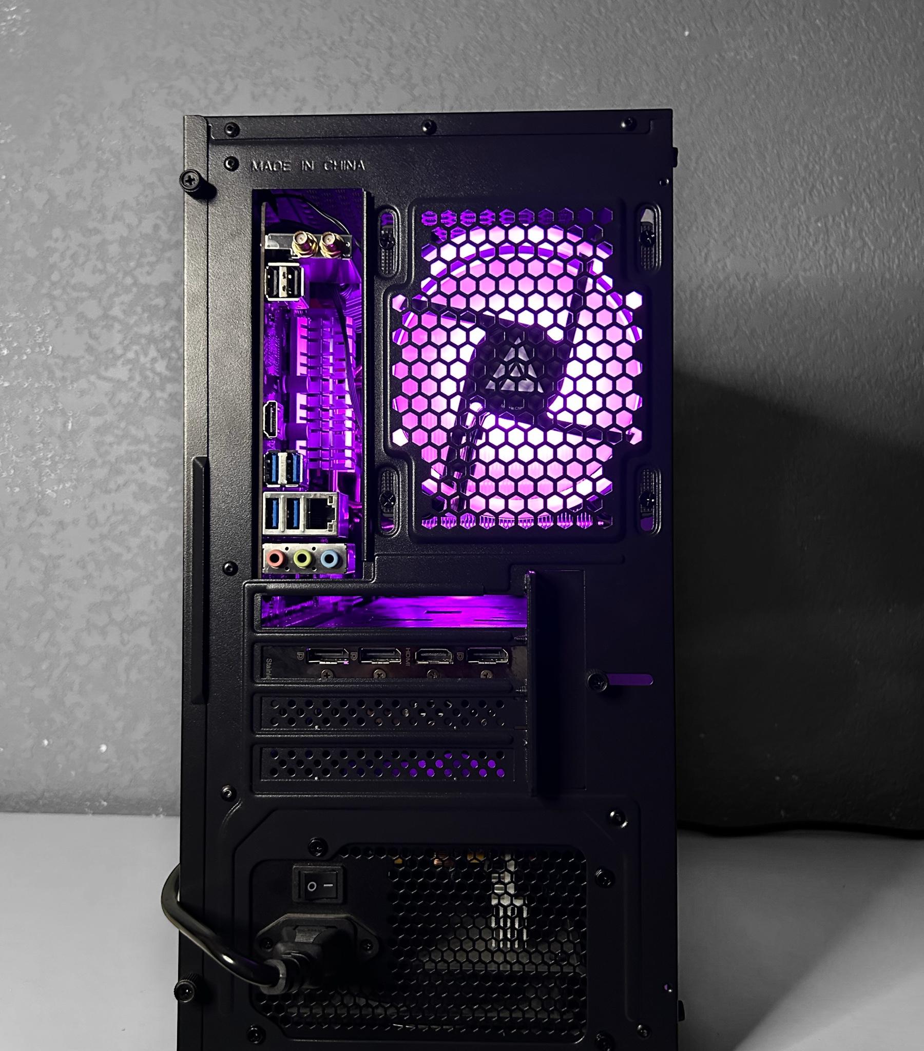 ⚫️🟣⚫️ | RTX 3060 Ti | Ryzen 5 5600 | 16GB Crucial Ballistix 3200Mhz